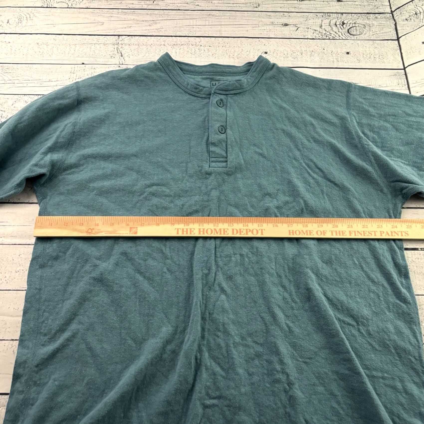 Vintage L.L. Bean Wool Blend River Drivers Long Sleeve Henley Shirt Men's 2XLT Blue Size US XXL / EU 58 / 5 - 4 Thumbnail