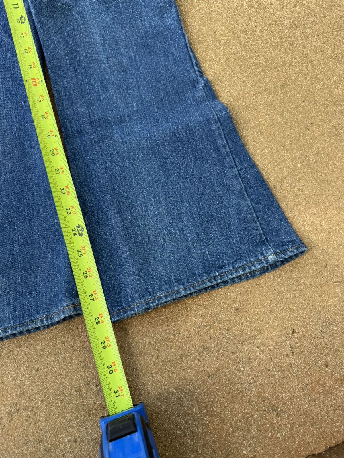 Levi's × Vintage Vtg 70’s Levi’s 646 Orange Tab Bellbottom Flare Jeans 32x28 Size US 32 / EU 48 - 9 Thumbnail