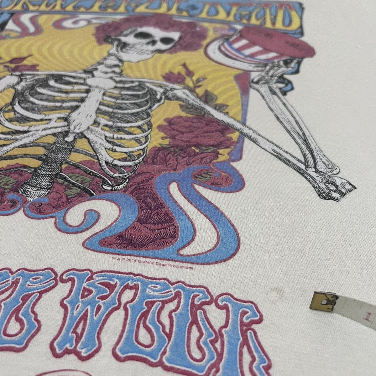 Band Tees × Grateful Dead × Tultex 2015 Grateful Dead Tour Promo Tee 2XL Oversized Skull Size US XXL / EU 58 / 5 - 7 Thumbnail