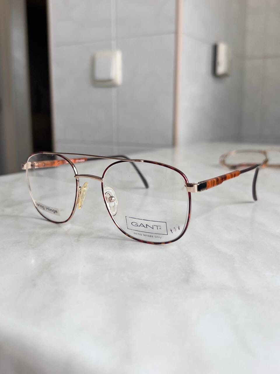 Gant Gant Vintage Metal Eyeglasses Brown Frame Logo Retro 80s/90s Size ONE SIZE - 10 Thumbnail
