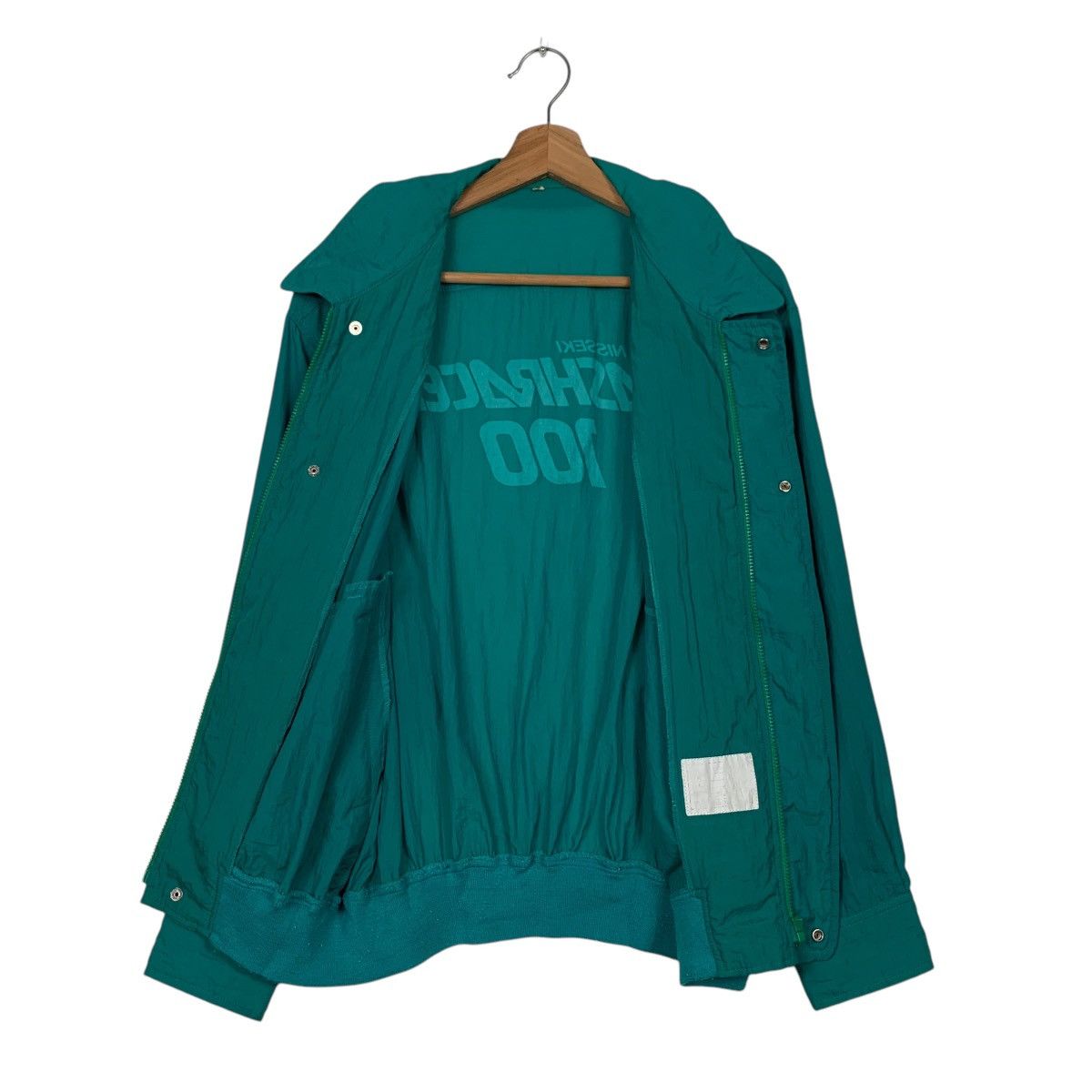 Japanese Brand NISSEKI DASHRACER 100 Green Collar Light Jacket #1661-C74 Size US L / EU 52-54 / 3 - 12 Thumbnail