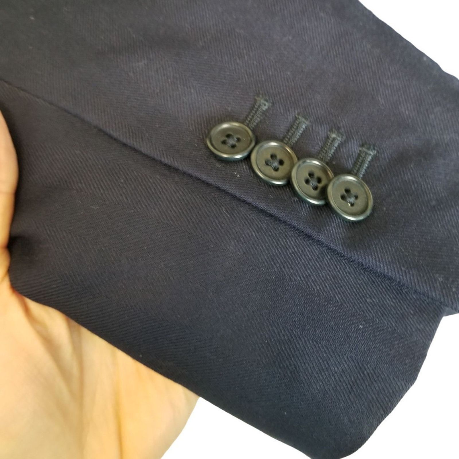 Ermenegildo Zegna Ermenegildo Zegna Trofeo Wool Suit Jacket Blazer Navy Luxury Size 42R - 4 Thumbnail