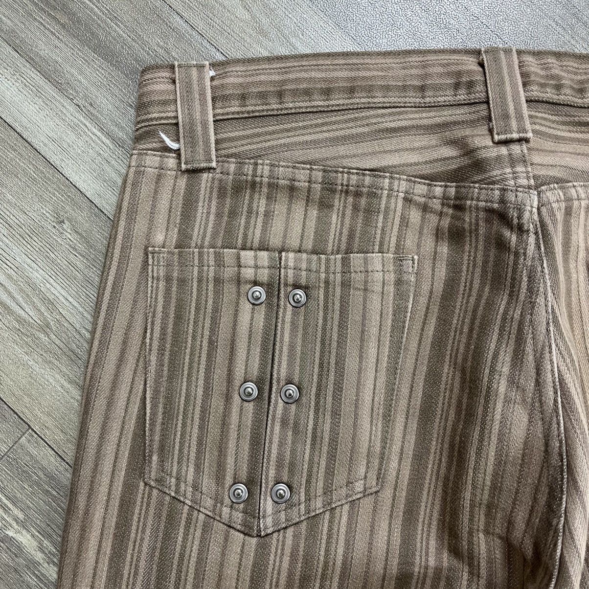 semanticdesign Semantic Design Japanese Brand Bootcut Striped Pants Size US 32 / EU 48 - 19 Thumbnail