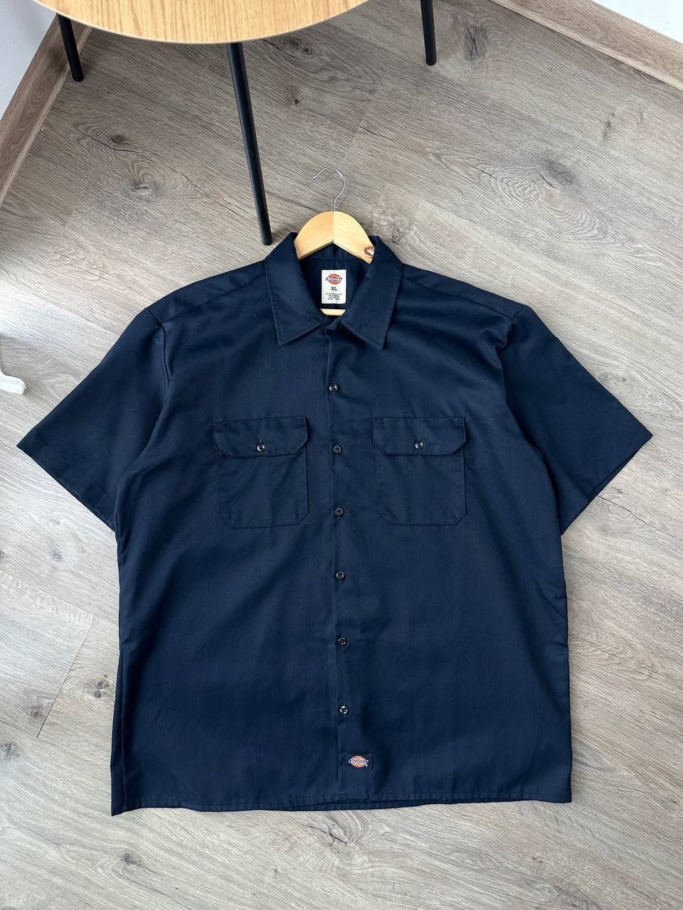 Dickies × Vintage Vintage Dickies Blue Skated Big Logo Tab Shirt Size US XL / EU 56 / 4 - 1 Thumbnail