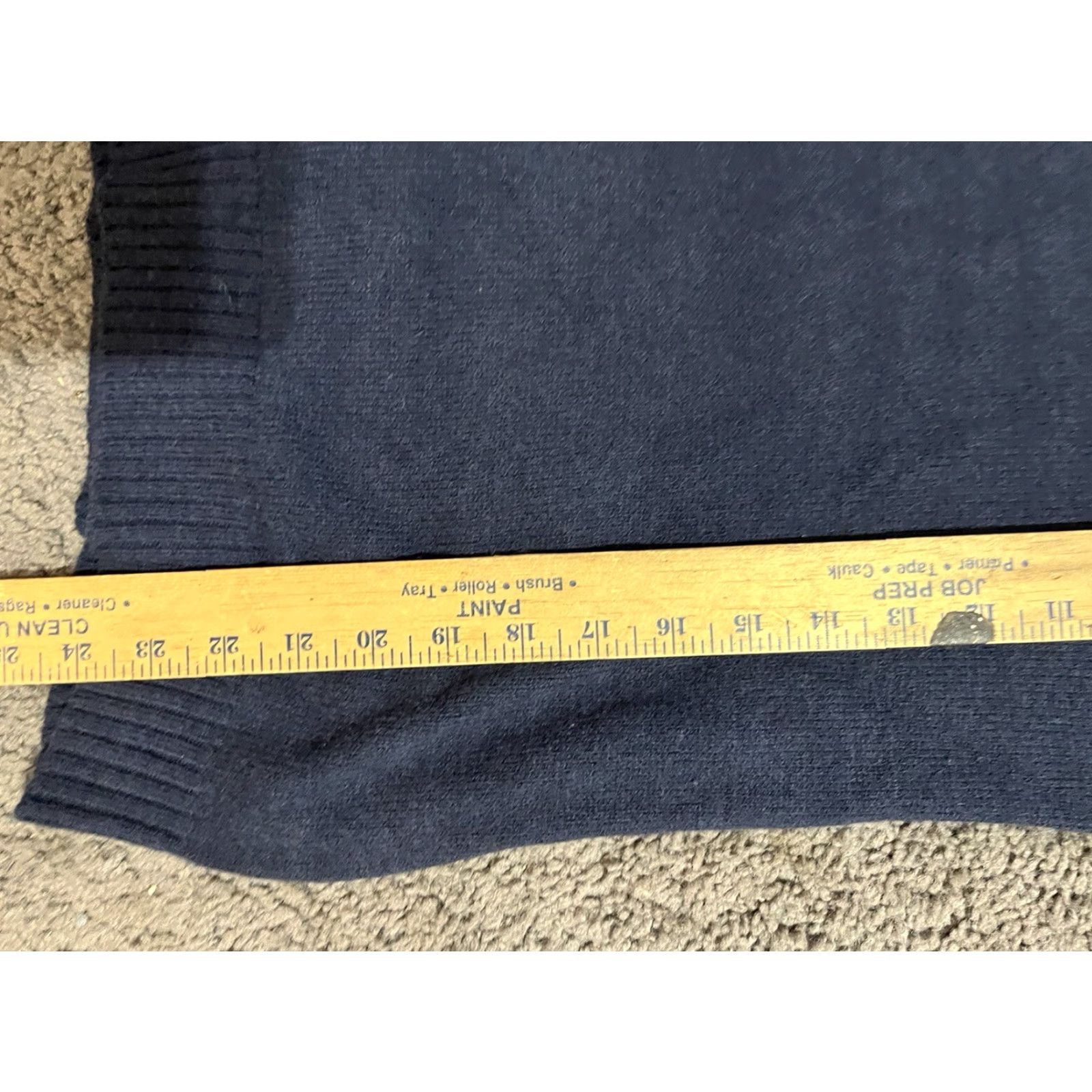 Gap GAP Women's Pullover Solid Turtleneck Sweater XS Navy Blue Cotton Ribbed Womens Size XS / US 0-2 / IT 36-38 - 5 Thumbnail