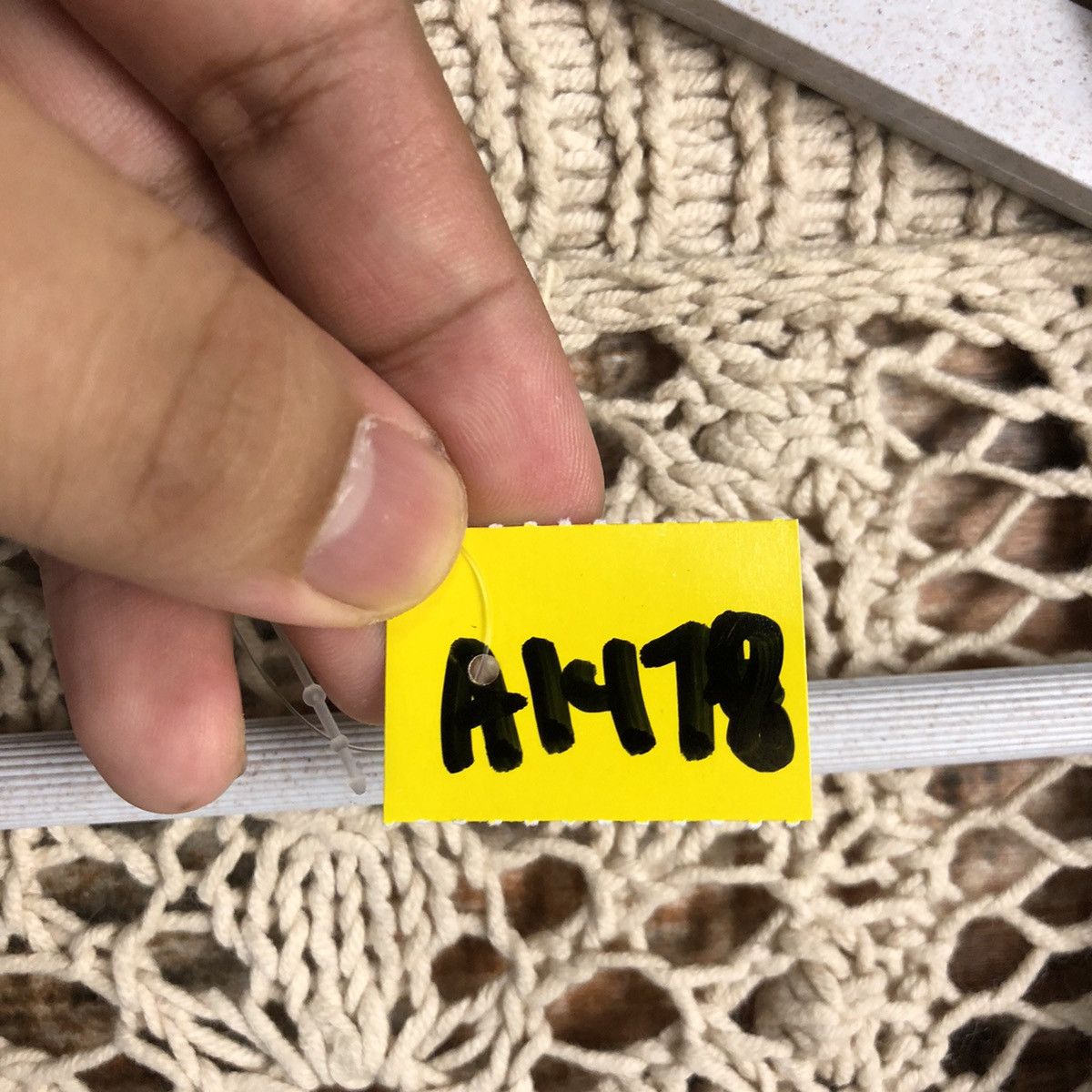 Japanese Brand Saburoku Cream Cardigan Knitwear #A1478 Size M / US 6-8 / IT 42-44 - 10 Thumbnail