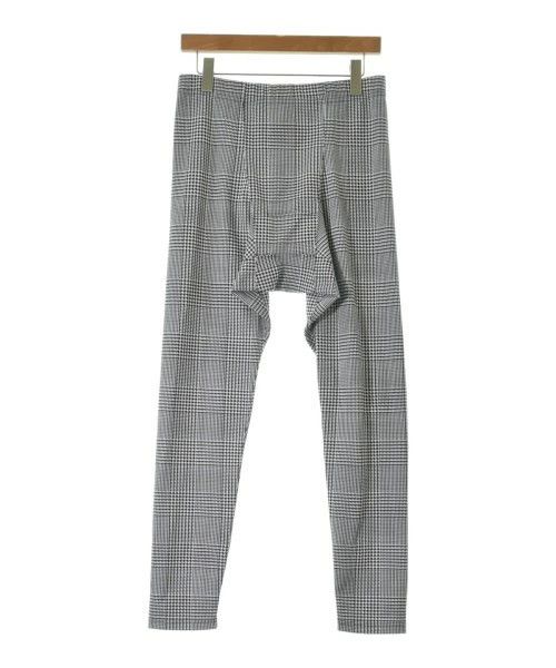 Comme des Garcons Homme Plus Easy Pants Check Sarouel Pattern Polyester Black x White Size US 30 / EU 46 - 1 Thumbnail
