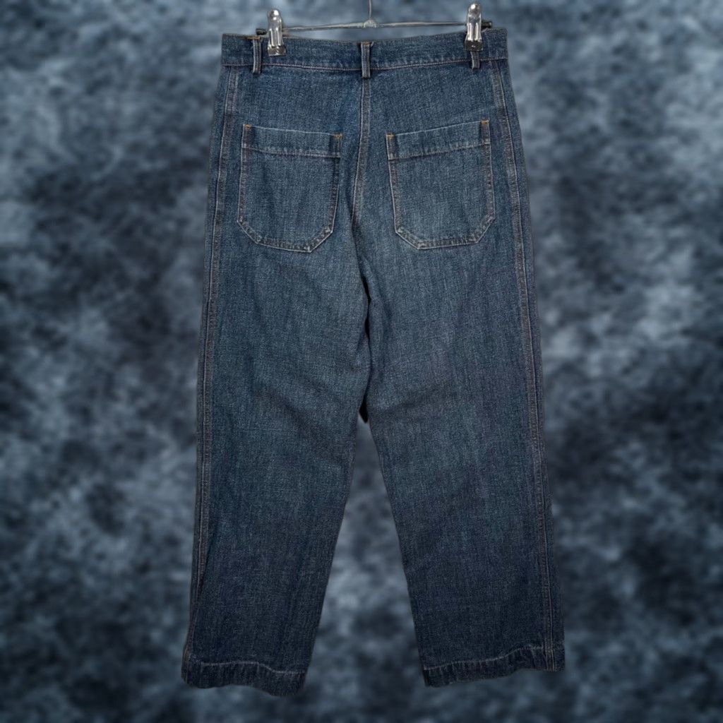Vintage VINTAGE Sessùn Womens 38 Cookie High-Waist Straight-Leg Blue Denim Jeans Jeans Size 26" / US 2 / IT 38 - 1 Thumbnail