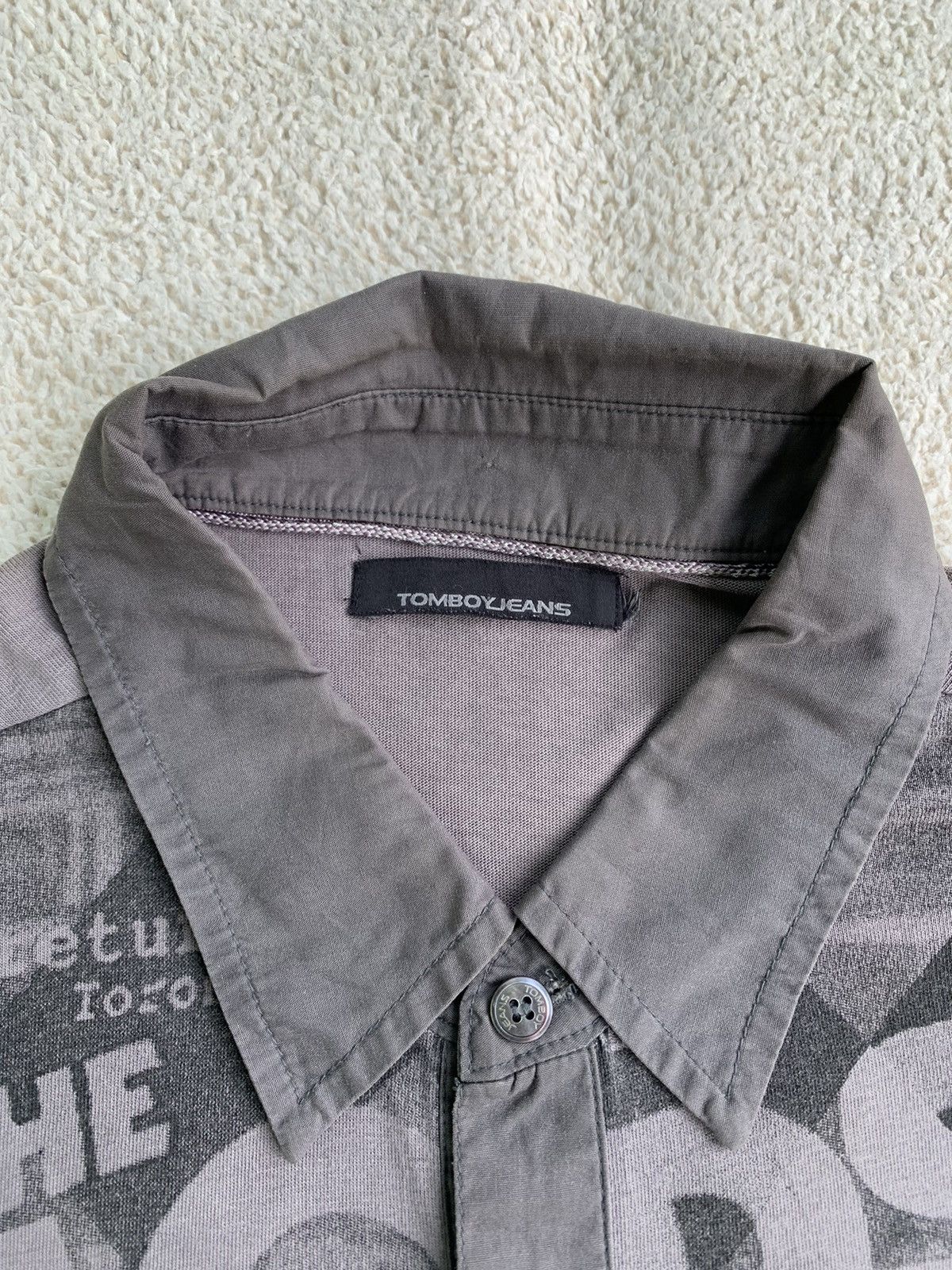 Japanese Brand Tomboy jeans poem Shirt Longsleeve Size US L / EU 52-54 / 3 - 9 Thumbnail