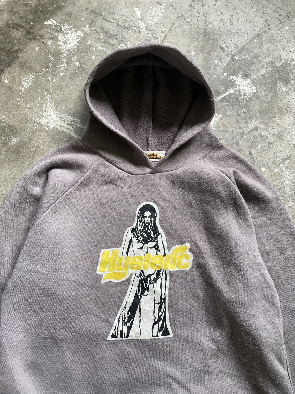Vintage Hysteric Glamour Pocket Sexy Girl Pullover Hoodie
