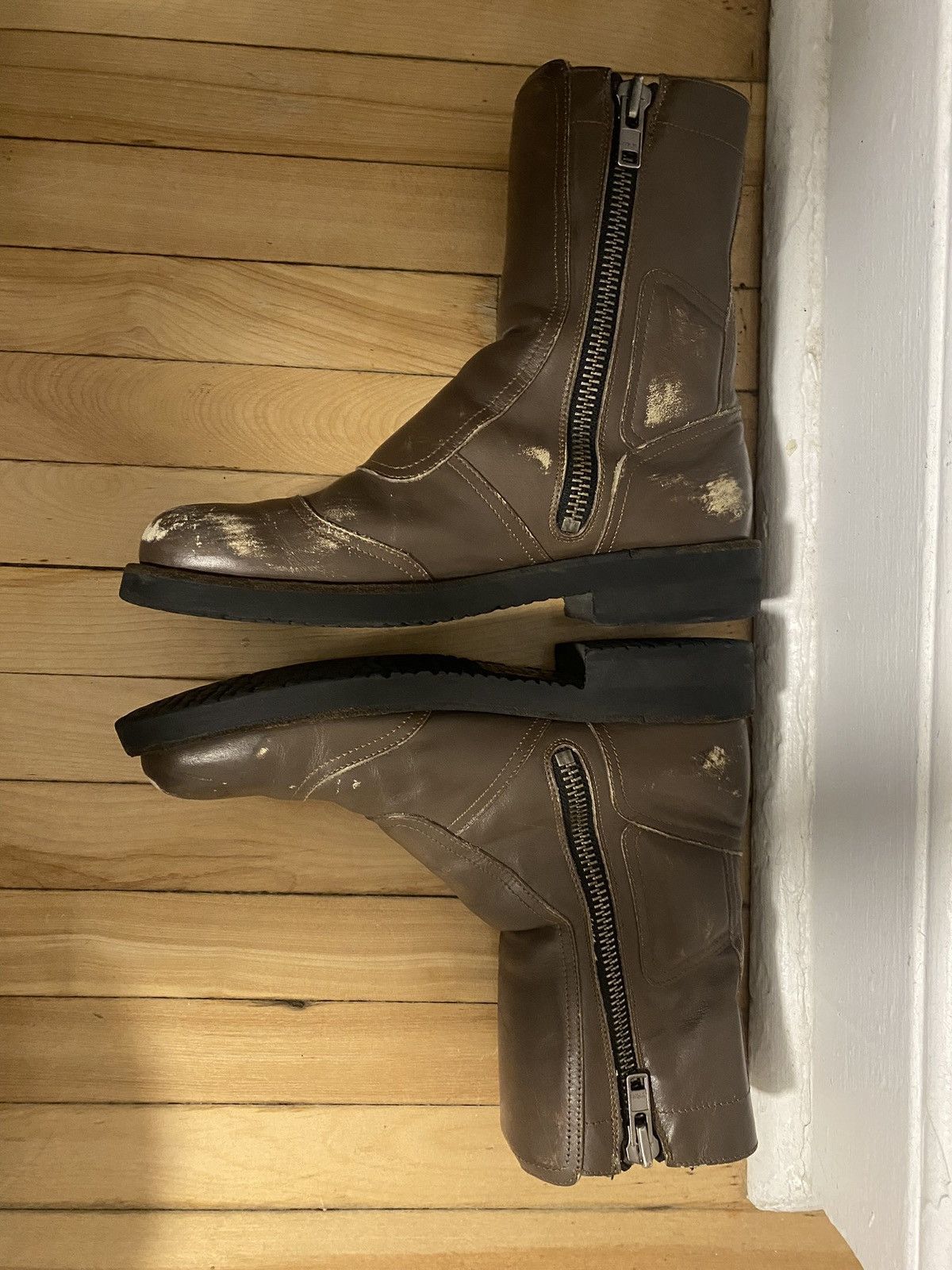 Maison Margiela BROWN MAISON MARGIELA “REPLICA” BOOTS Size US 6.5 / EU 39-40 - 3 Thumbnail