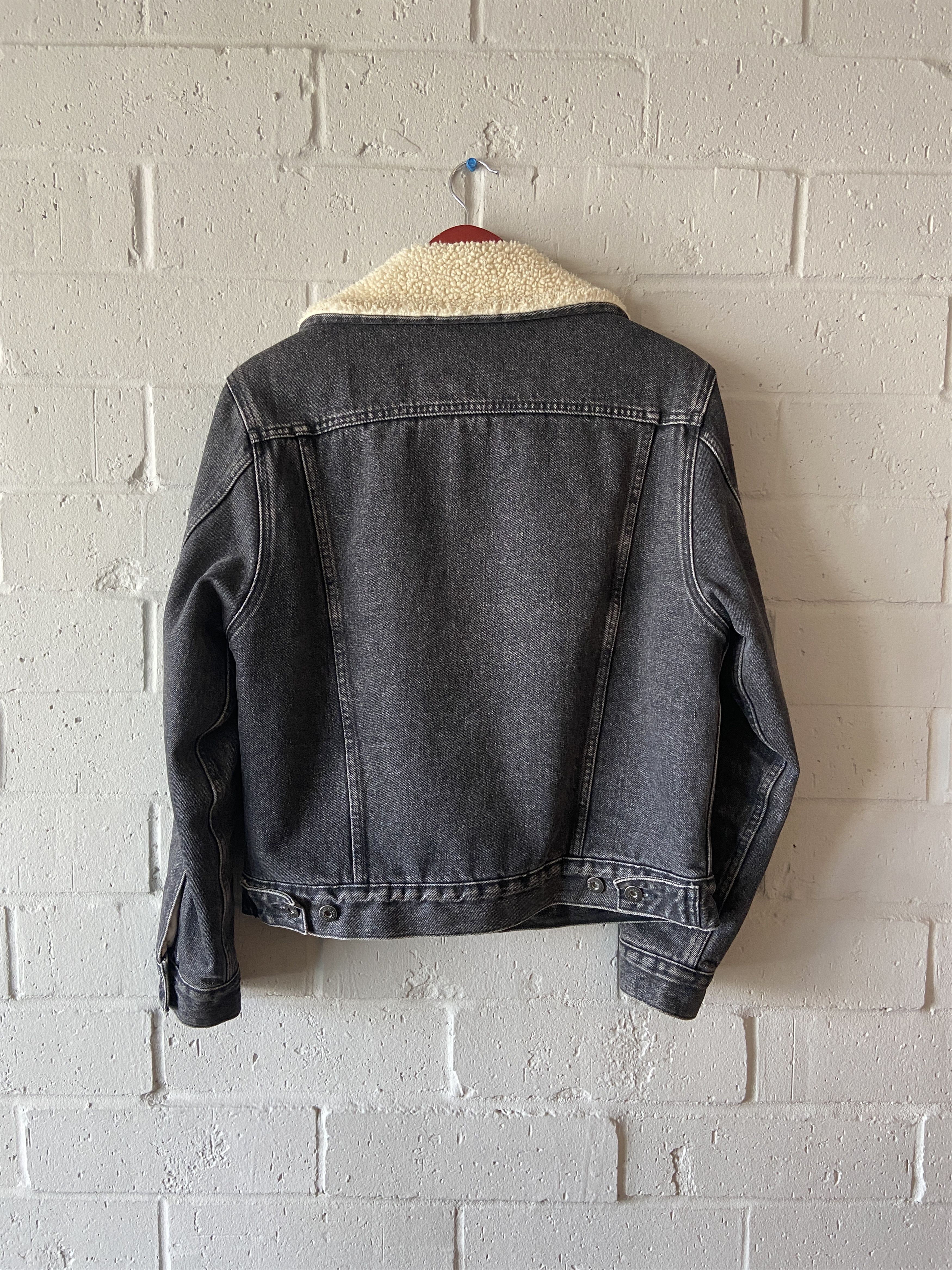 Levi's Made & Crafted × Off-White Off White x Levi’s Made & Crafted Denim Sherpa Jacket Size US S / EU 44-46 / 1 - 4 Thumbnail