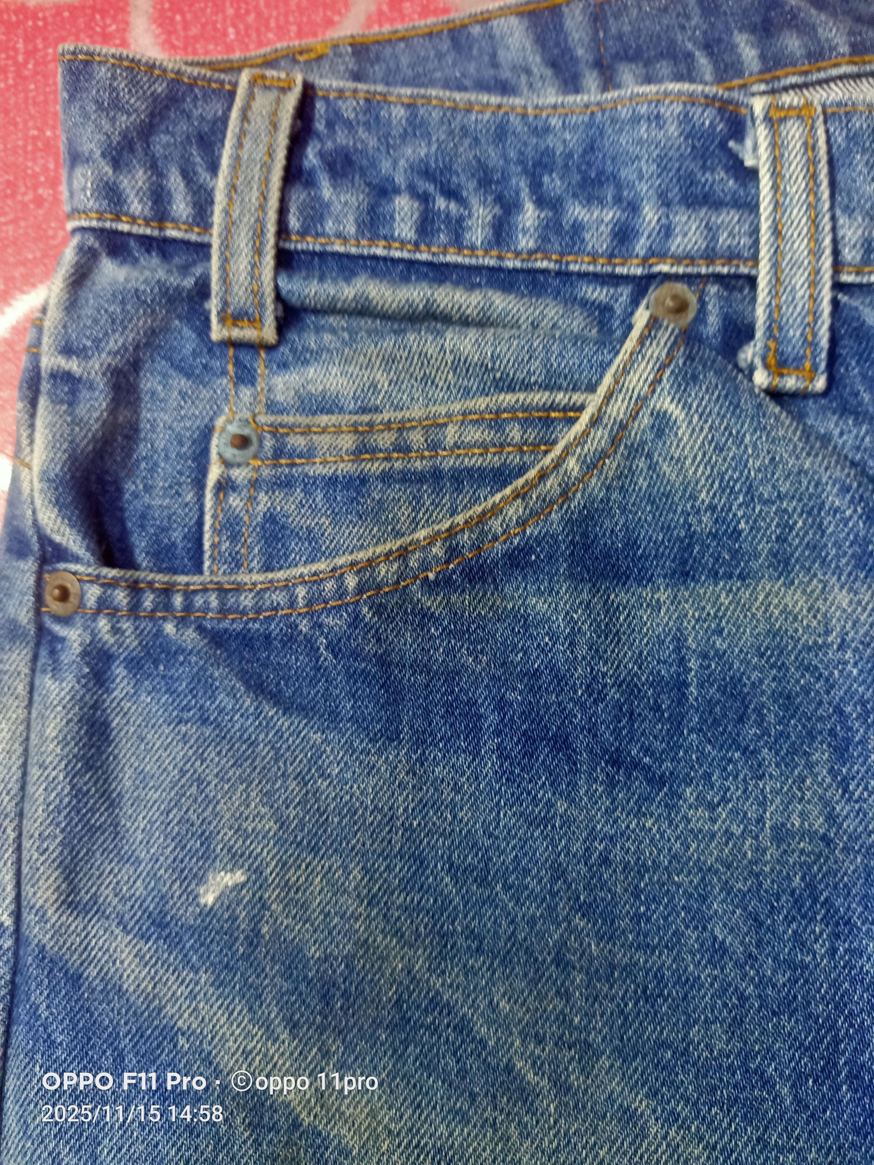 Levi's Vintage Clothing Vintage Levis 80s 505 Oren Tag Distressdenim 🌟 Size US 34 / EU 50 - 9 Thumbnail