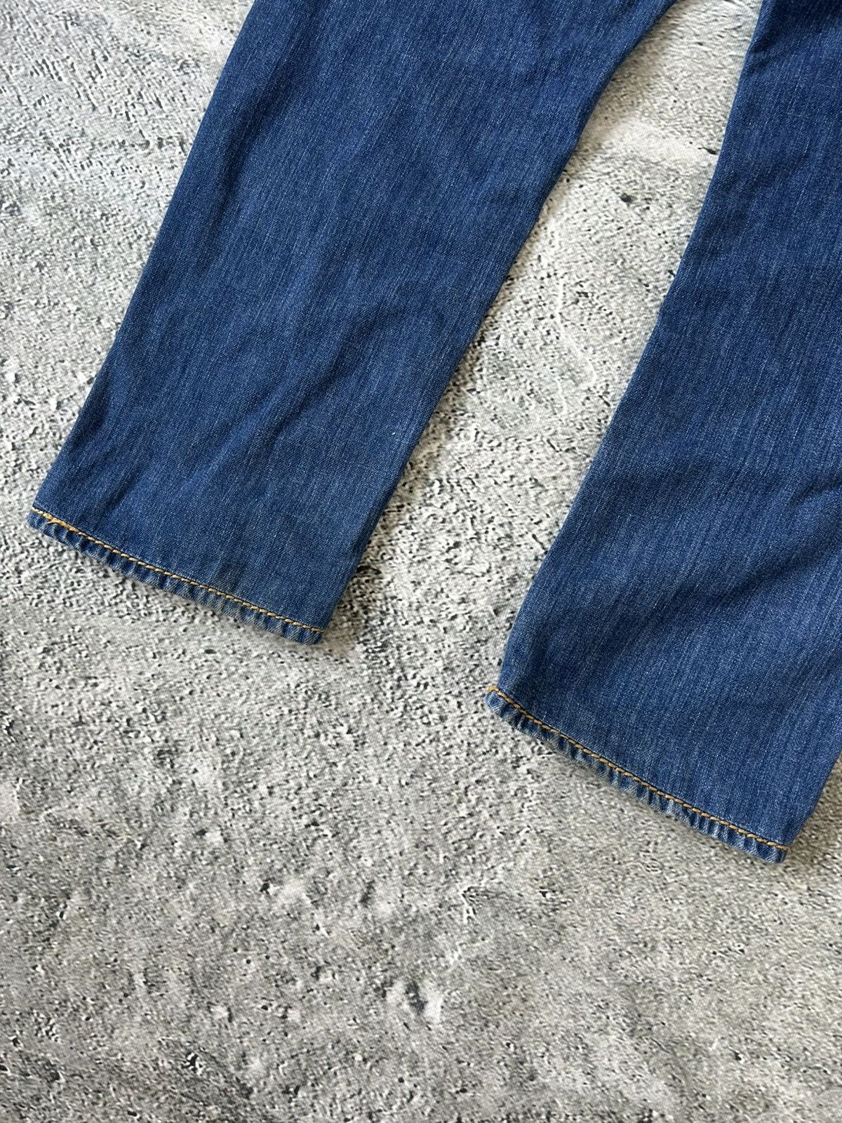 True Religion True Religion blue jeans thick stitching straight Y2K Size US 33 - 5 Thumbnail