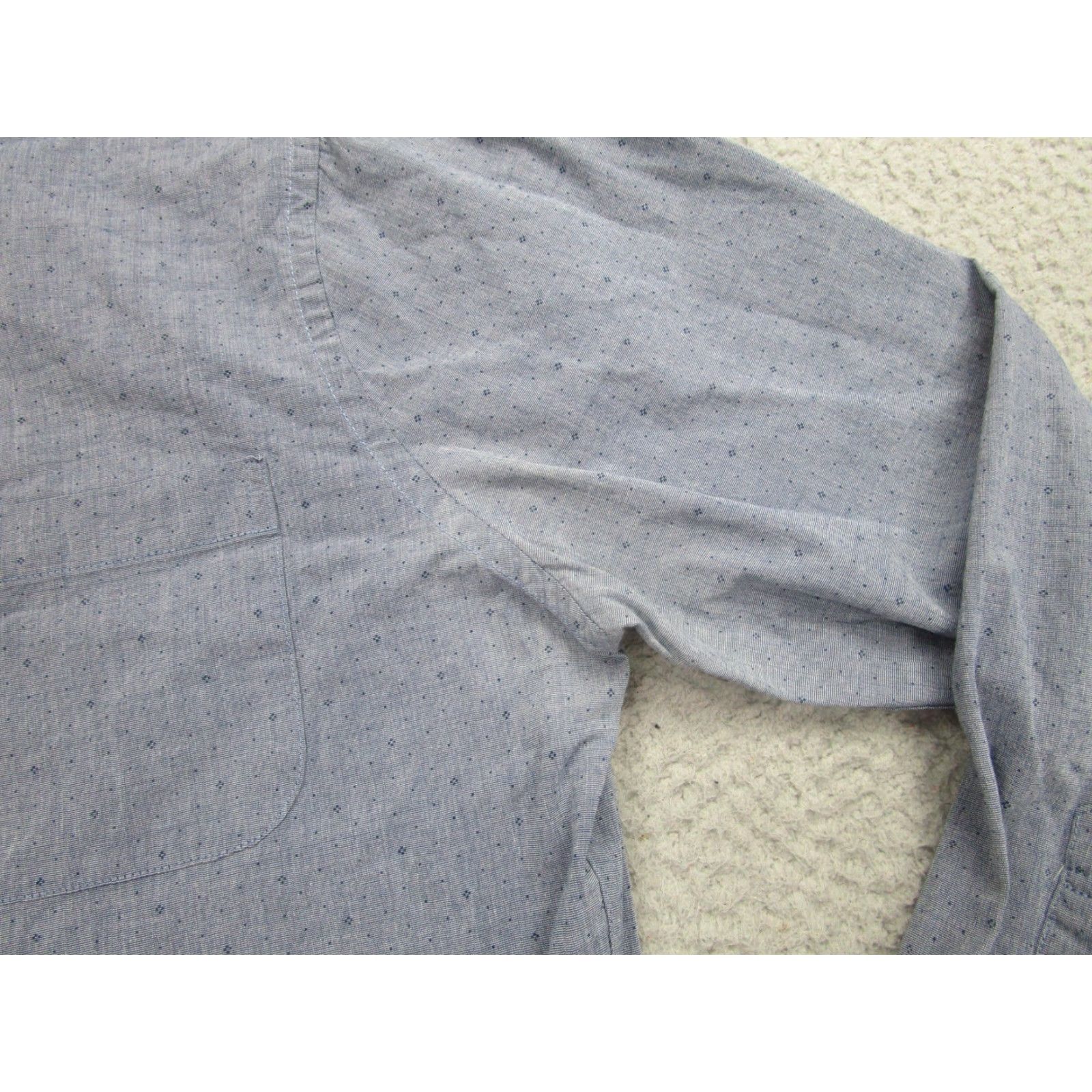 Abercrombie & Fitch VINTAGE Abercrombie & Fitch Shirt Mens Large Blue Long Sleeve Button Down Muscle Fit Size US L / EU 52-54 / 3 - 4 Thumbnail