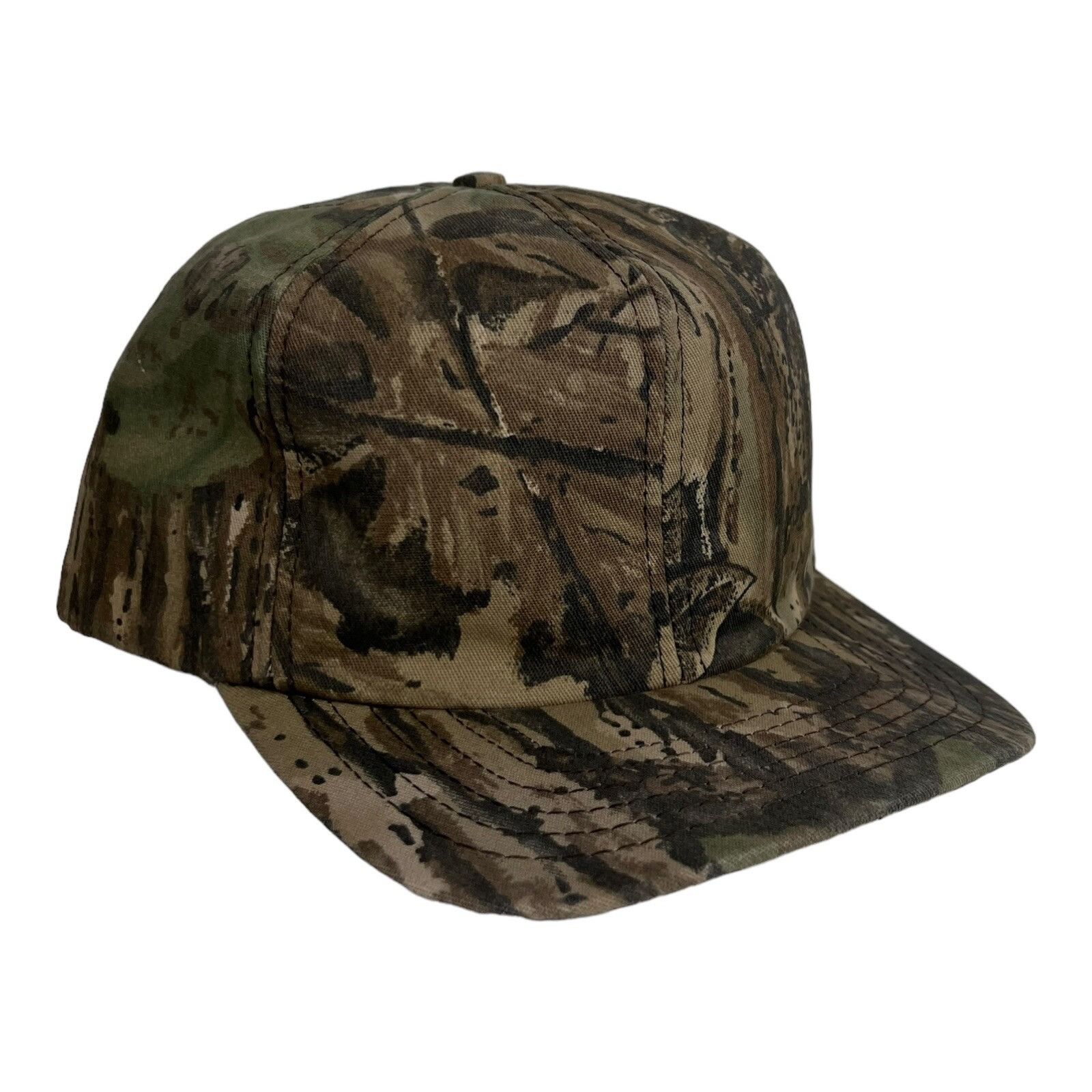 Other Vintage Tree Bark Blank Camo Insulated Hat Cap Size Medium M Size ONE SIZE - 1 Thumbnail