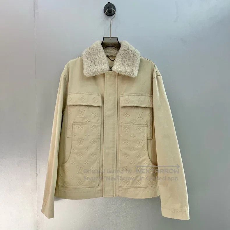 Louis Vuitton Louis Vuitton Off-white felling full print jacket Size US M / EU 48-50 / 2 - 1 Thumbnail