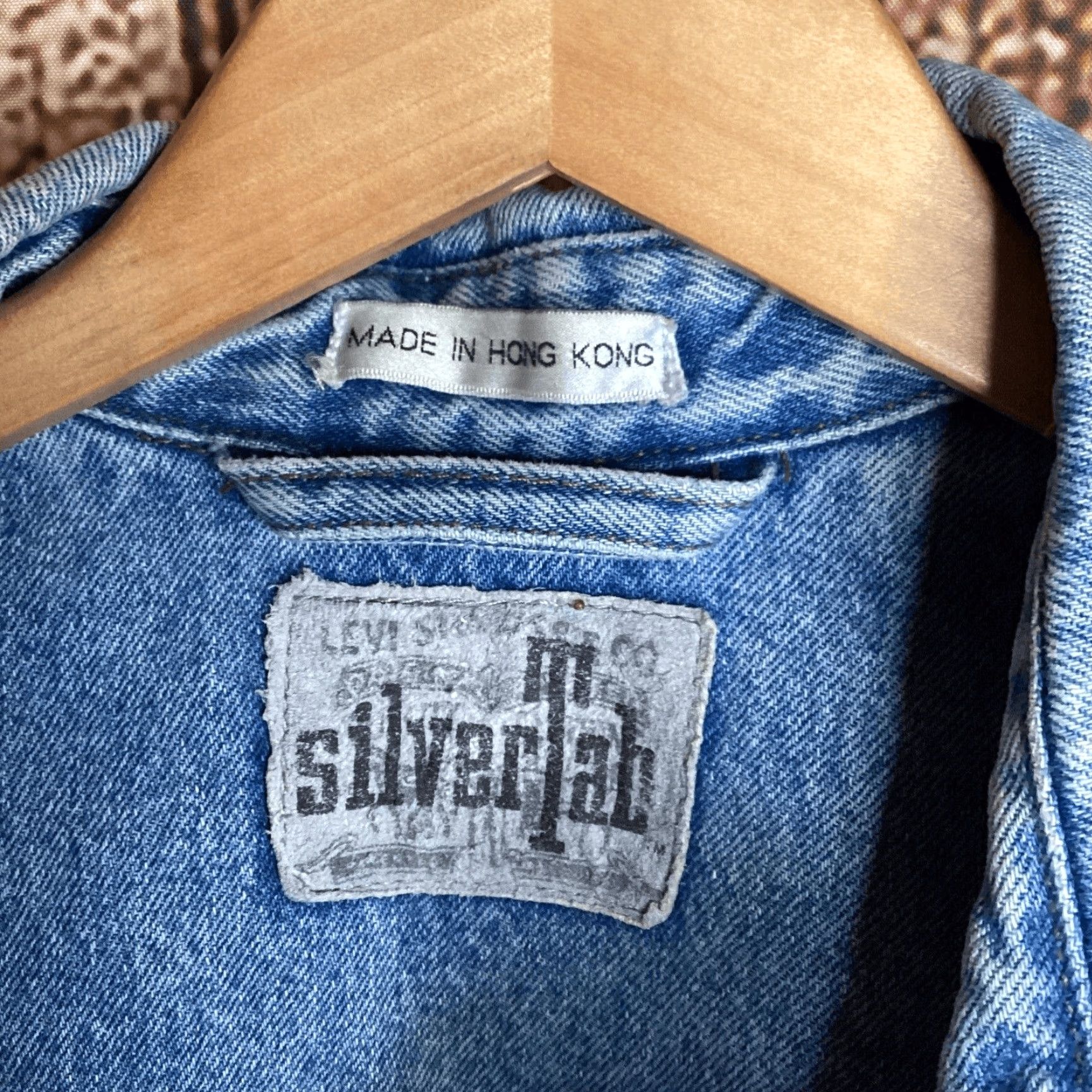 Levi's VINTAGE Levi's Silver Tab Men's L Blue Denim Jacket Snap Jacket Size US L / EU 52-54 / 3 - 5 Thumbnail