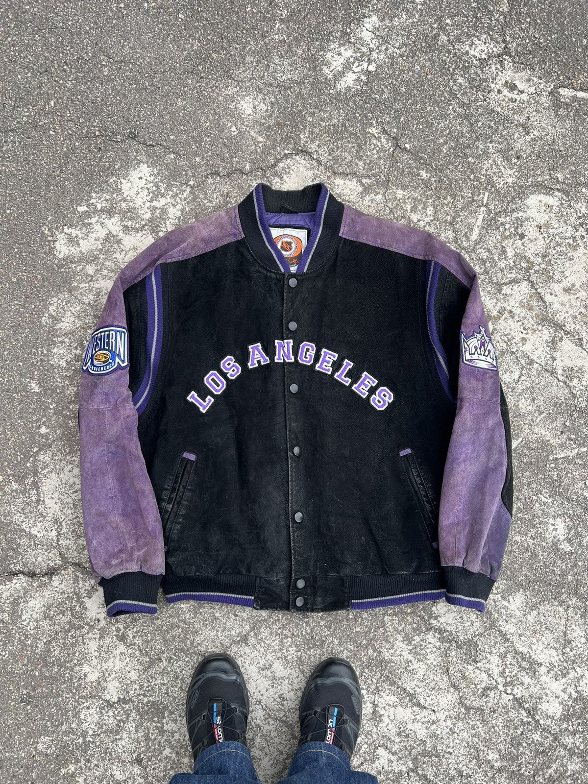 NFL × Vintage Vintage Purple 🏒NFL 🏒KINGS Bomber Size US XXL / EU 58 / 5 - 5 Thumbnail