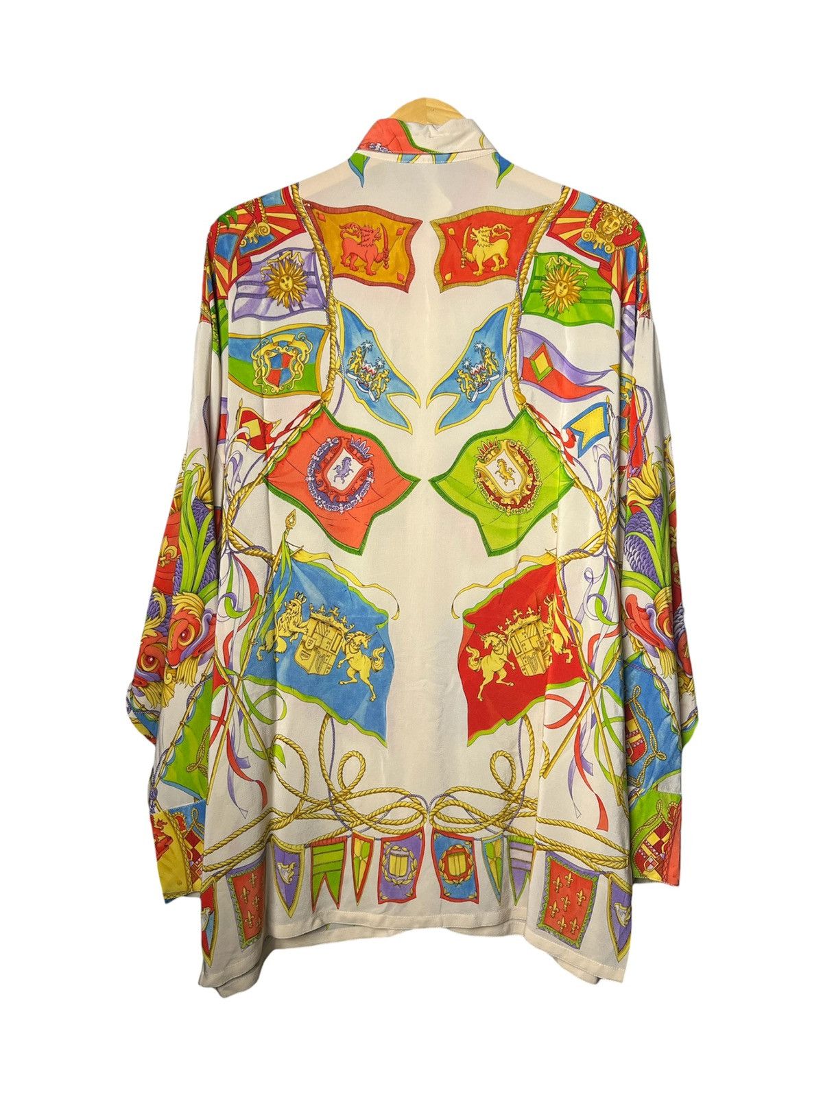 Versace Archive SS93 Gianni Versace Silk Shirt Size US L / EU 52-54 / 3 - 2 Thumbnail