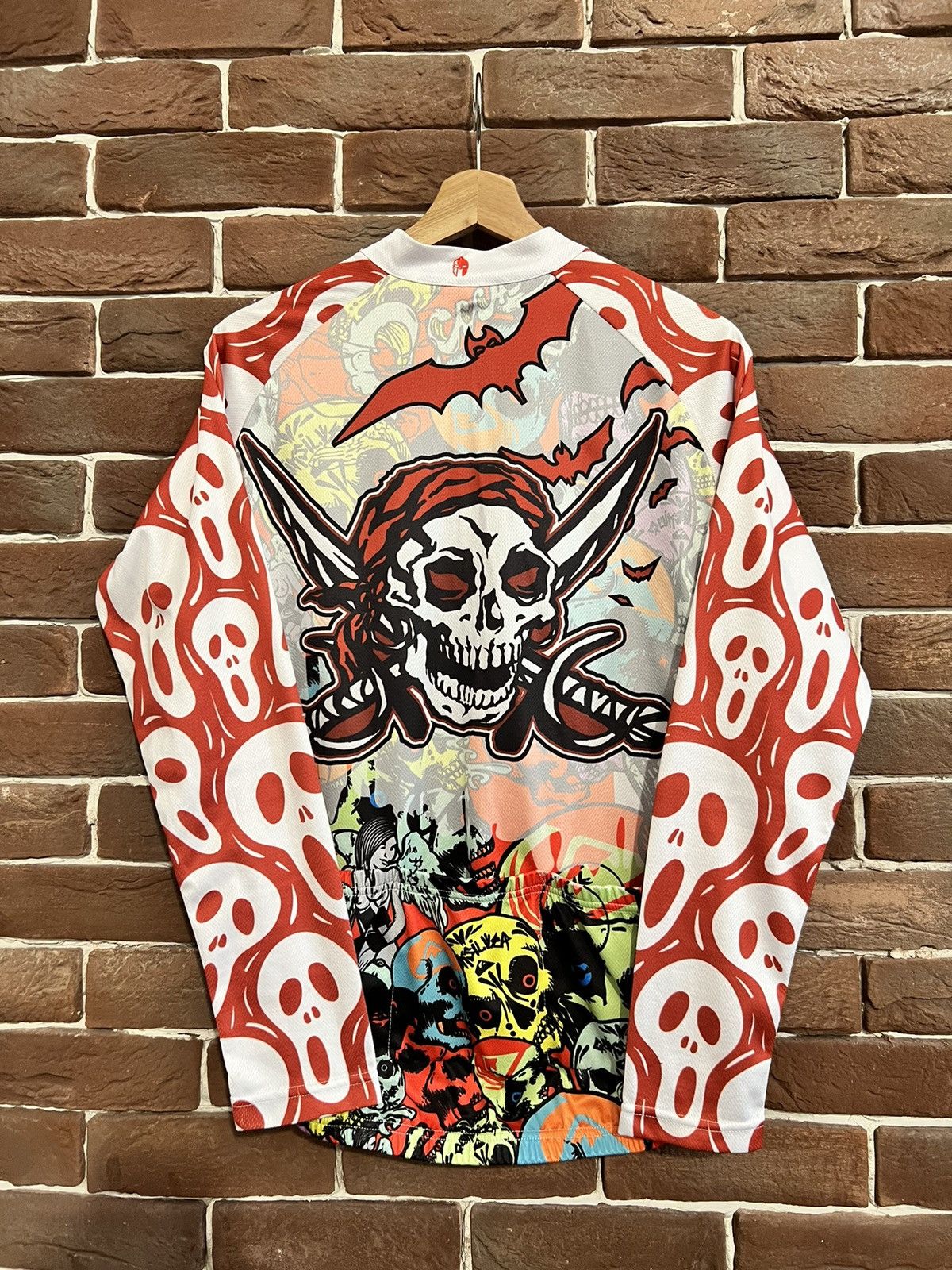 Other ONE OF A KIND Ghost Halloween Vintage Bike Jersey Hype Drip Size US L / EU 52-54 / 3 - 2 Thumbnail