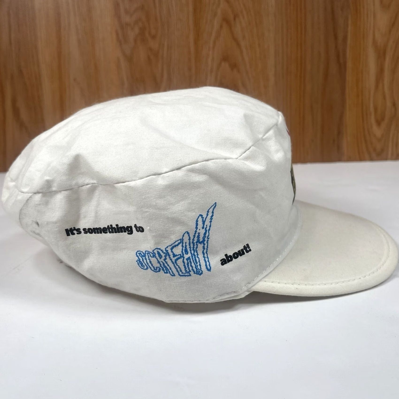 Vintage VINTAGE Rebel Yell Hat Adults Cadet Cap White 101 It’s Something To Scream About Size ONE SIZE - 6 Thumbnail