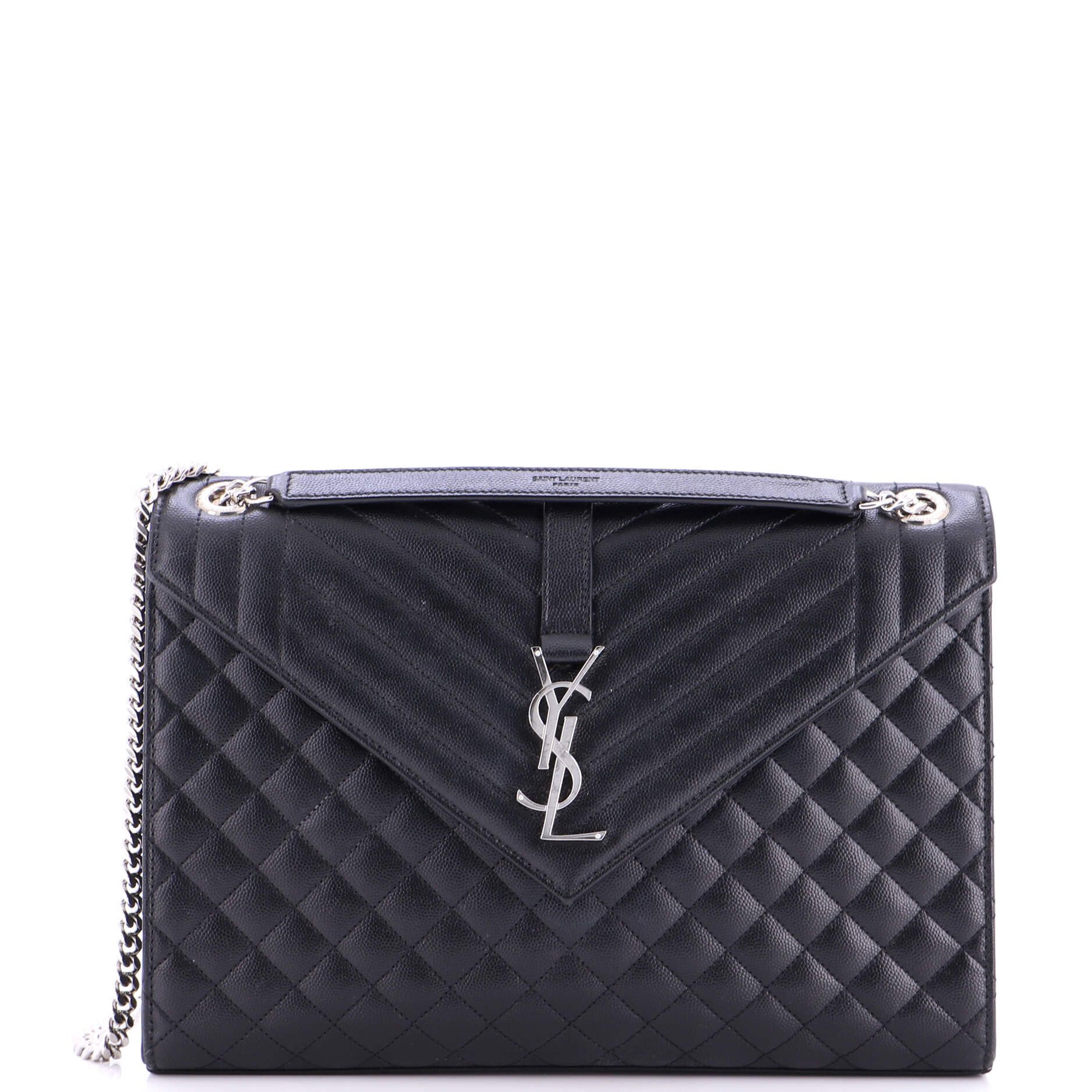 Saint Laurent Paris Classic Monogram Envelope Satchel Size ONE SIZE - 1 Thumbnail
