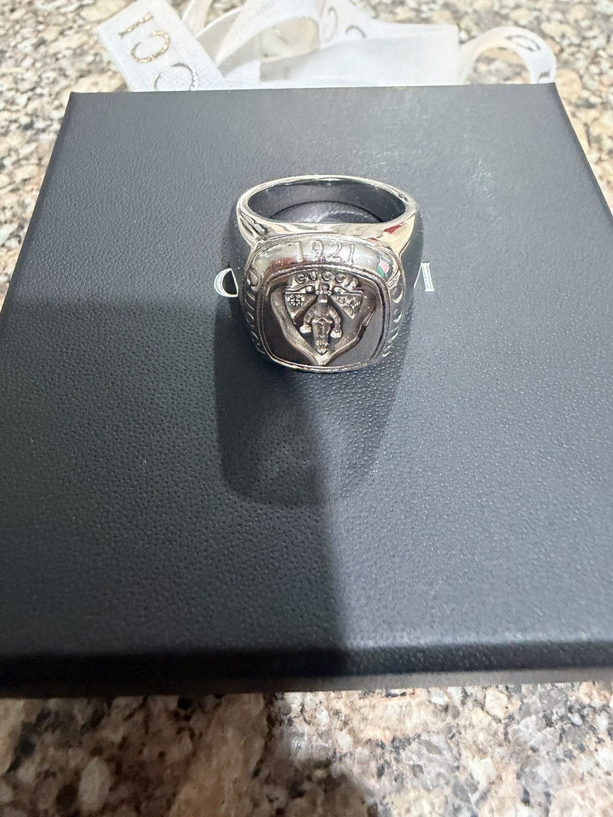 Gucci Gucci la famiglia Demna signet ring Size ONE SIZE - 2 Thumbnail