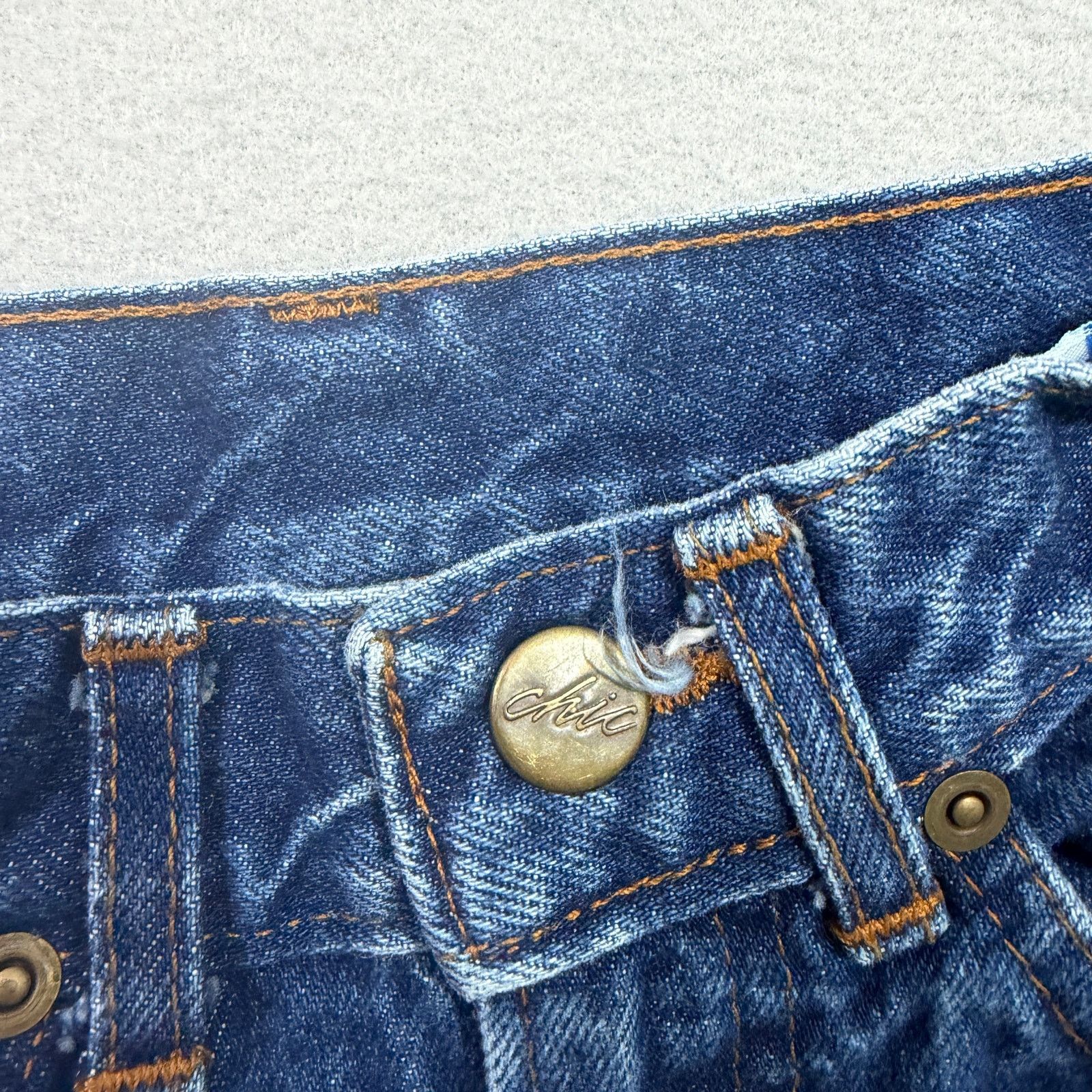 Vintage Vintage Chic High Rise Mom Jeans Women's Size 7 Tall 24x31 Size 24" / US 00 / IT 34 - 3 Thumbnail