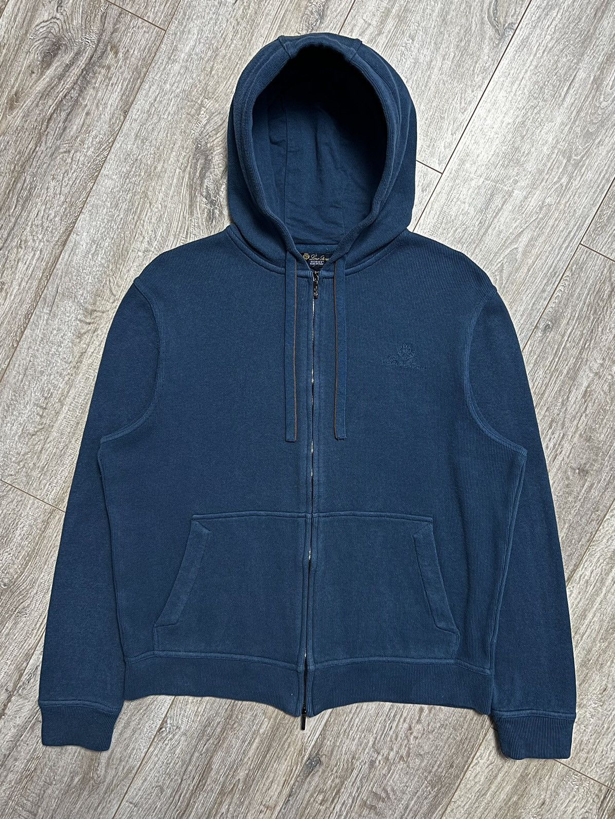 Loro Piana LORO PIANA Sweatsuit Track Cotton Hoodie/Pants Set LP Logo Size US S / EU 44-46 / 1 - 7 Thumbnail