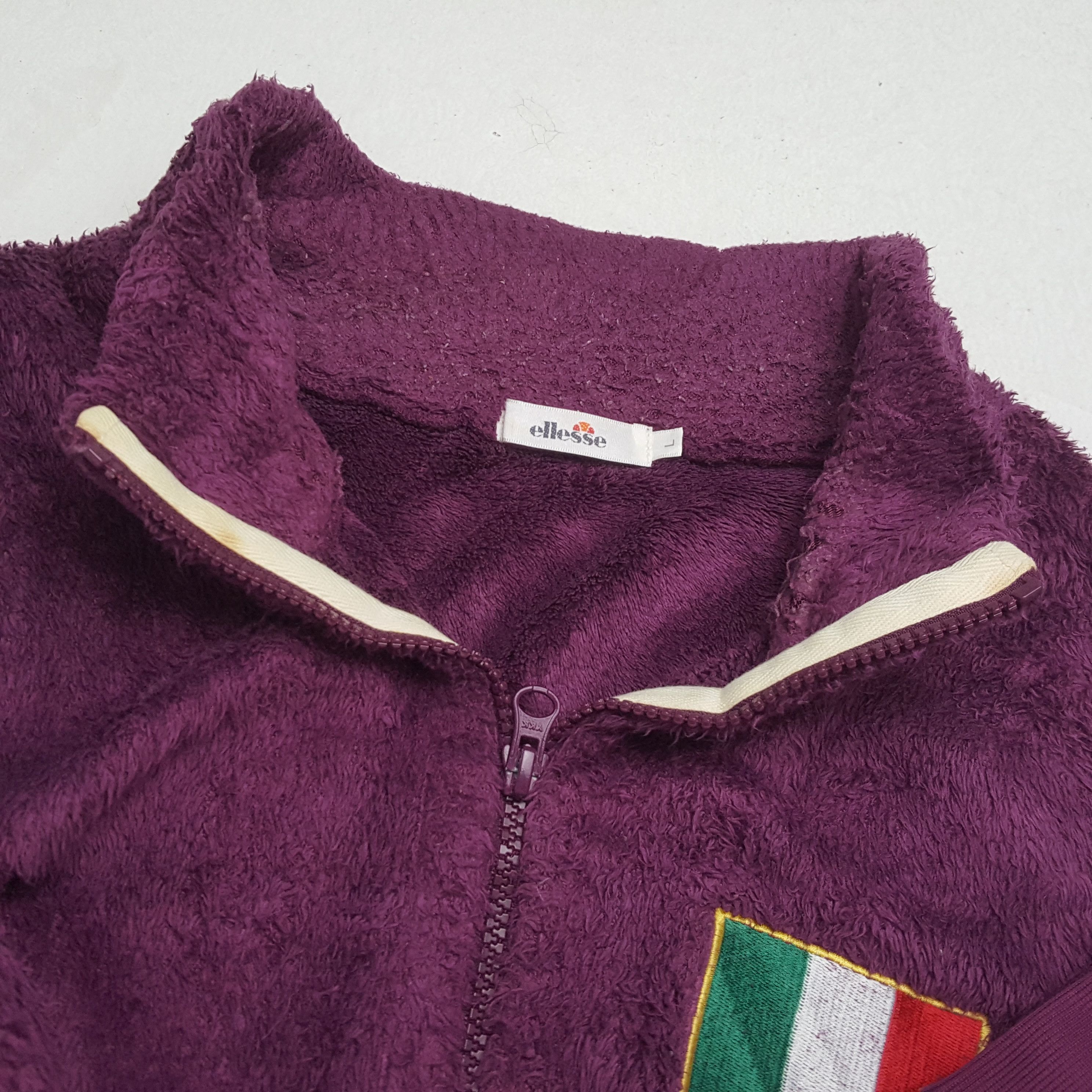 Ellesse × Japanese Brand × Vintage Vintage ELLESSE Italian Sportswear Fleece Sweater Size US L / EU 52-54 / 3 - 10 Thumbnail