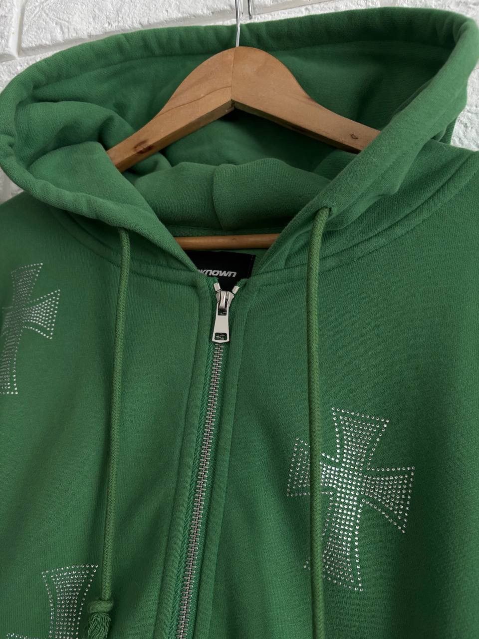 Unknown London Unknown London rhinestone zip up hoodie Size US S / EU 44-46 / 1 - 9 Thumbnail