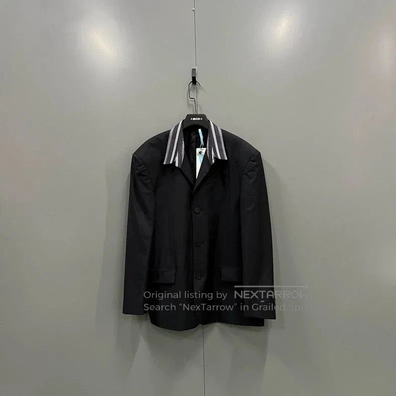 Balenciaga Balenciaga Single-Breasted Wool Blazer. Size US M / EU 48-50 / 2 - 1 Thumbnail