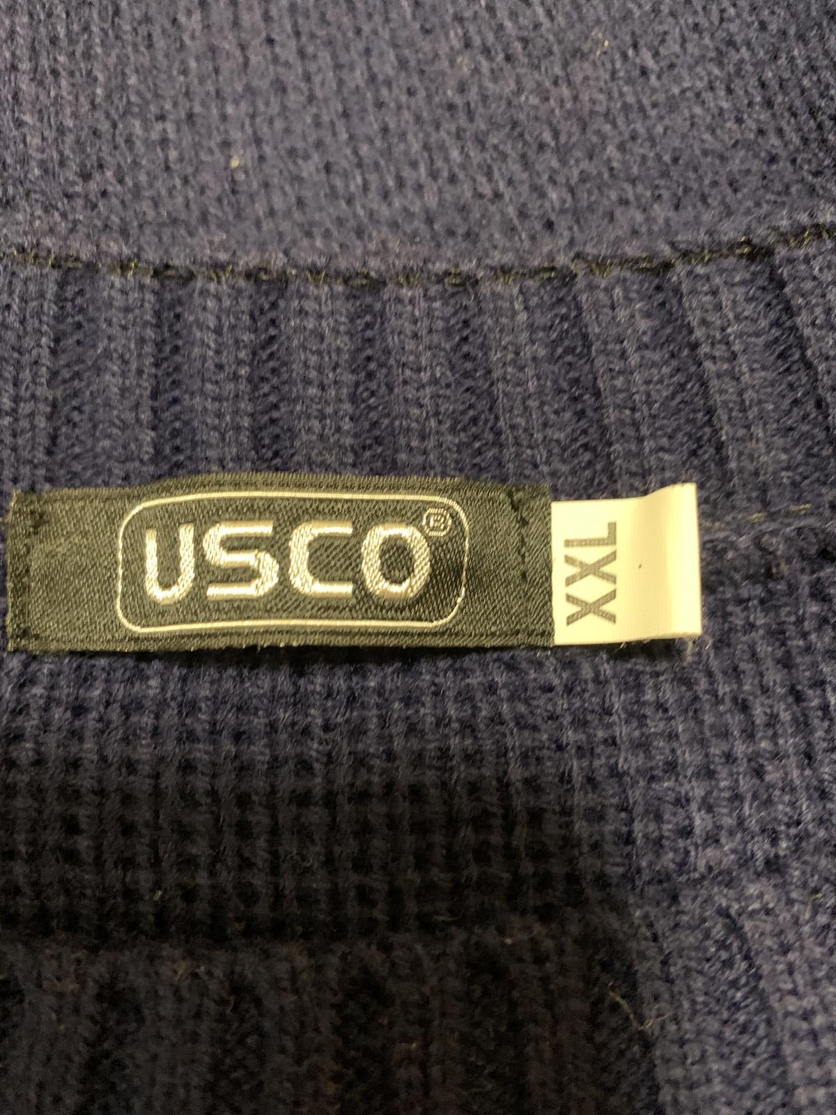 Unconditional USCO Men's XXL Navy Blue Christmas Sweater Santa Size US XXL / EU 58 / 5 - 4 Thumbnail