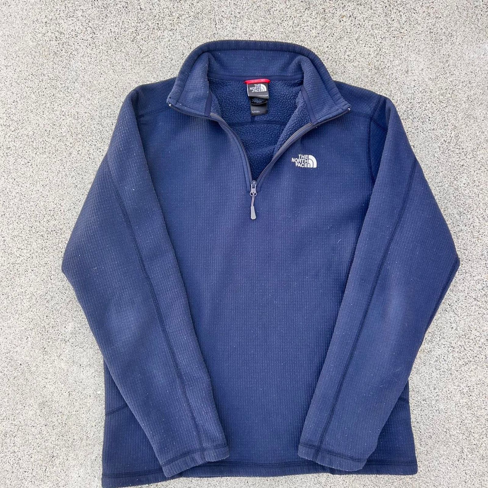 The North Face The North Face Blue Fleece Quarter Zip Size US M / EU 48-50 / 2 - 2 Thumbnail