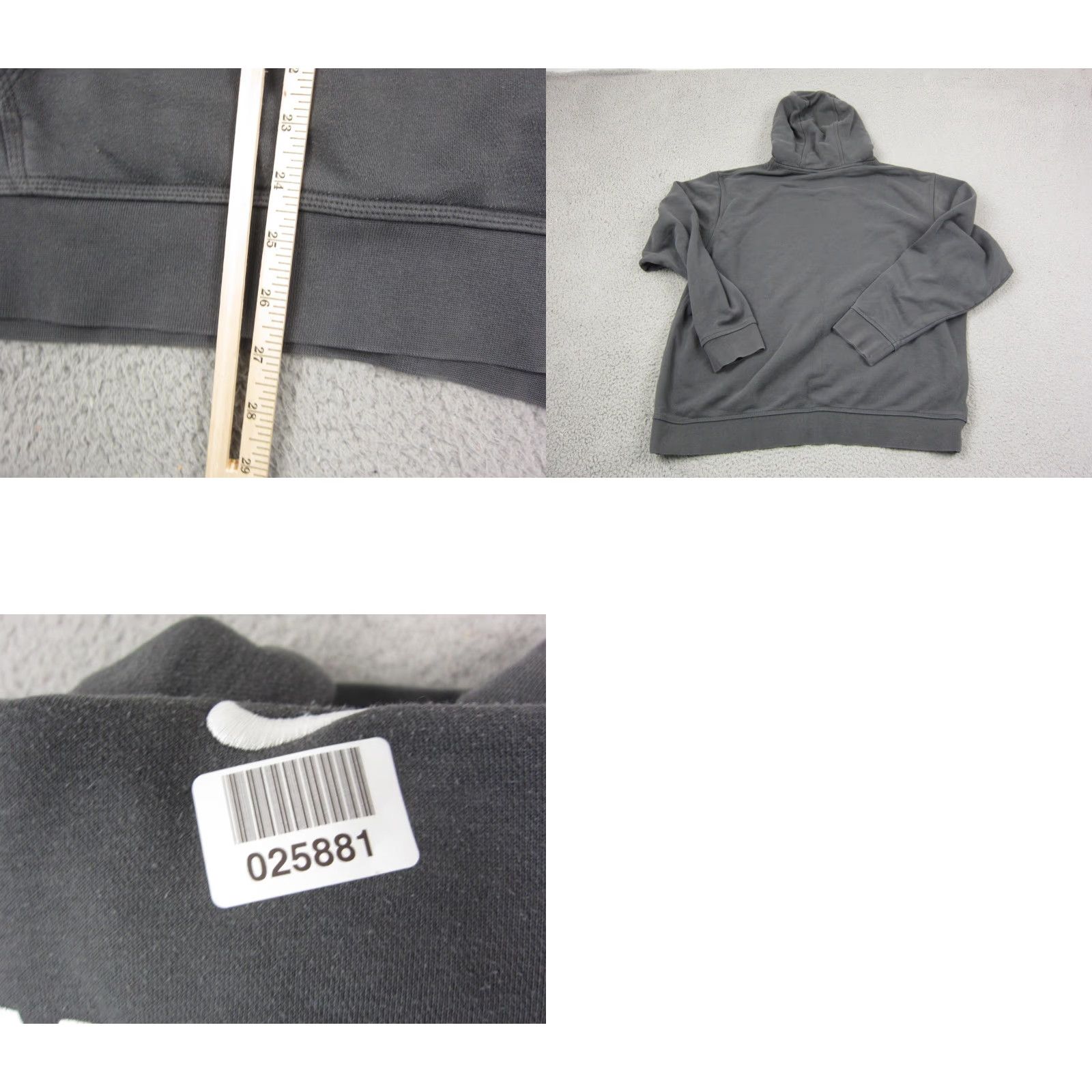 Nike Nike Hoodie Mens 2XL Gray Sweatshirt Pullover Swoosh Golf Gym & Training 90s Vintage No Size US XXL / EU 58 / 5 - 8 Thumbnail
