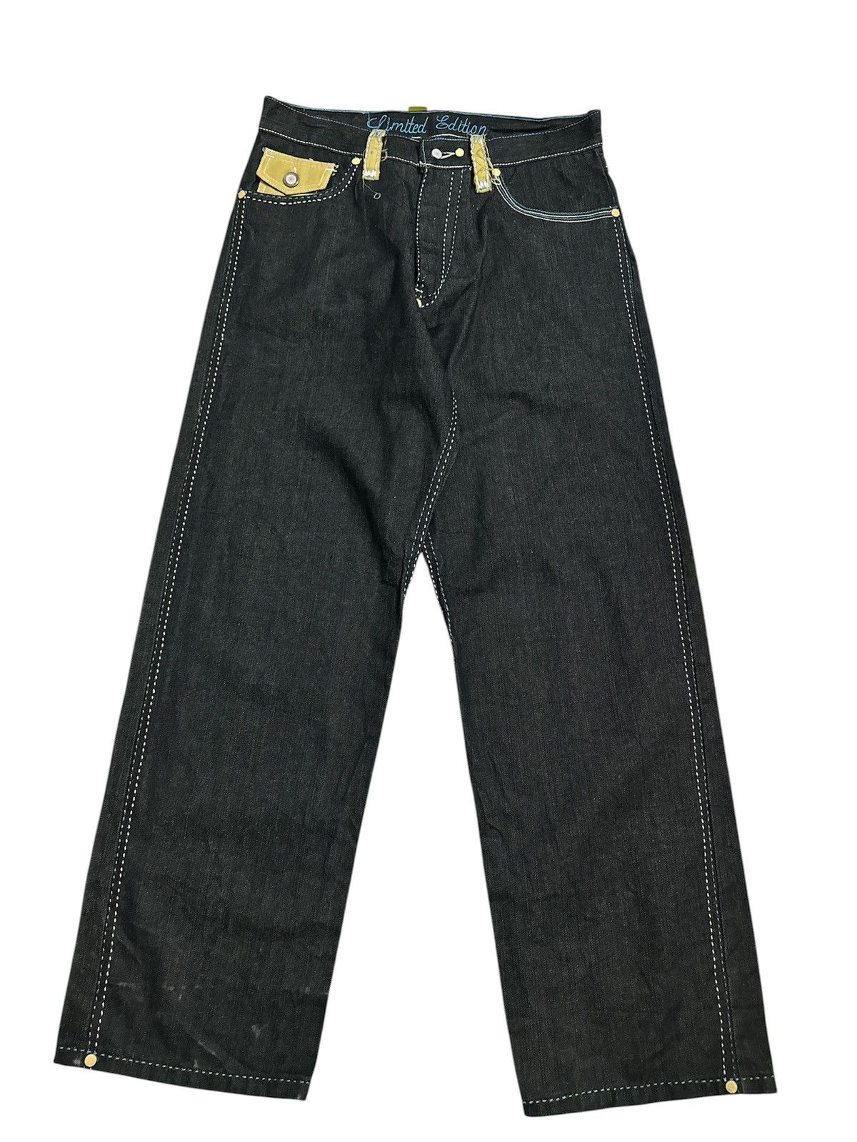Coogi 2000 Coogi Embroidered Baggy Jeans Y2K Avant Garde Jnco Lgb Size US 34 / EU 50 - 2 Thumbnail