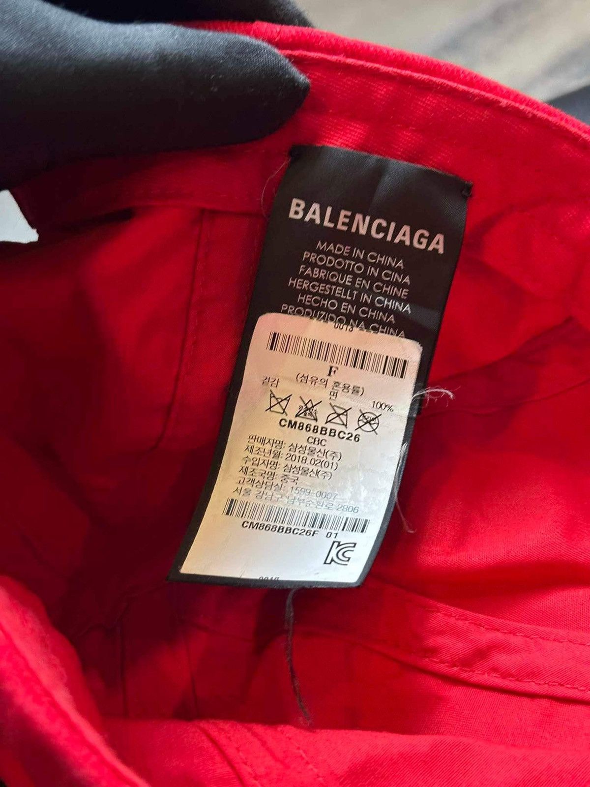 Balenciaga BALENCIAGA MODE CAP Size ONE SIZE - 5 Thumbnail