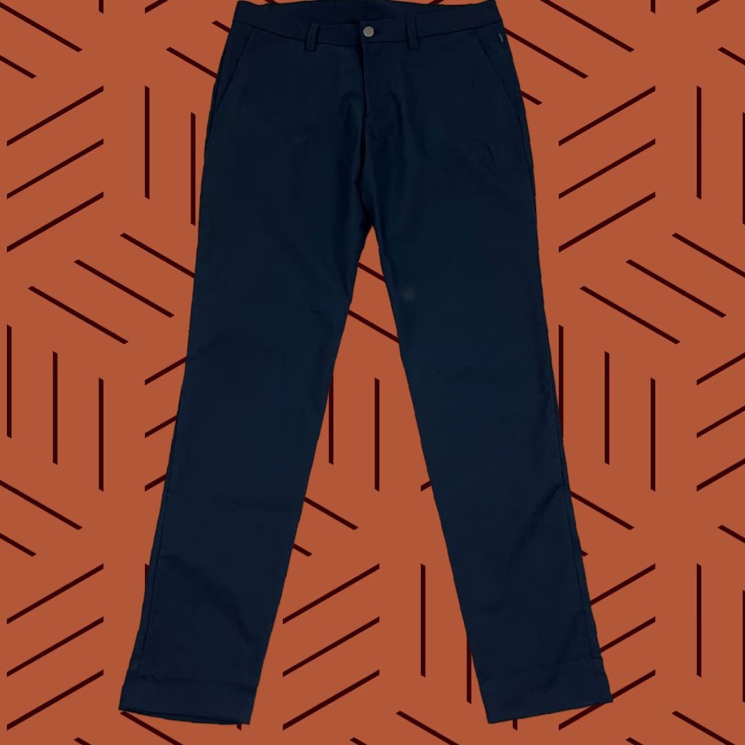Lululemon Lululemon ABC Pants Mens 32x32 Slim Blue True Navy 5-Pocket Straight Chino Breathable Stretch Performance Travel Golf Casual Business Mens Size US 32 / EU 48 - 1 Thumbnail