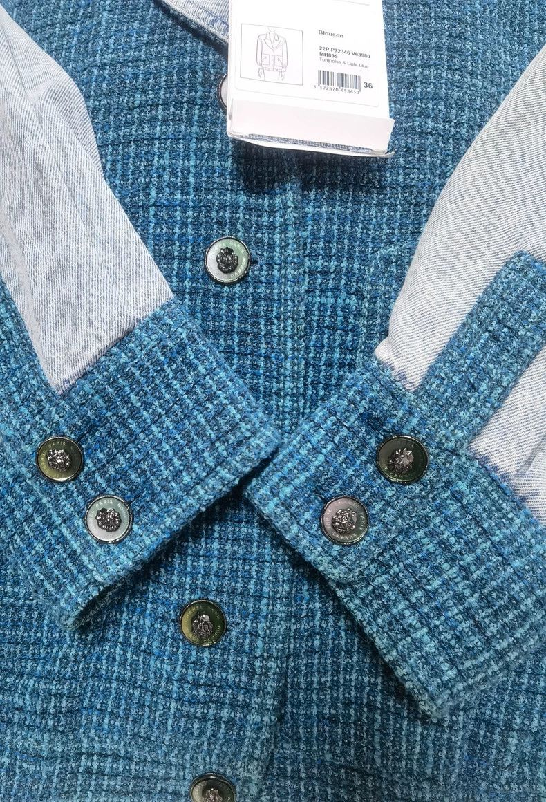 Chanel Chanel 22S tweed stitching denim jacket Size XS / US 0-2 / IT 36-38 - 6 Thumbnail