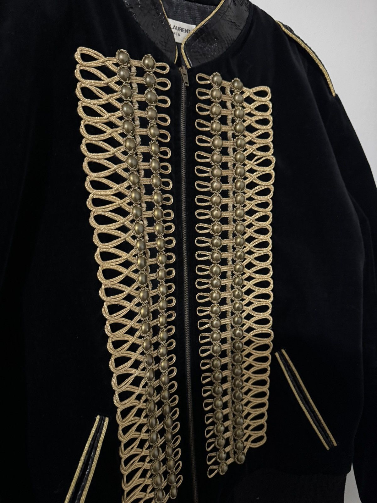 Hedi Slimane Saint Laurent officer jacket FW16 palladium Size US M / EU 48-50 / 2 - 5 Thumbnail