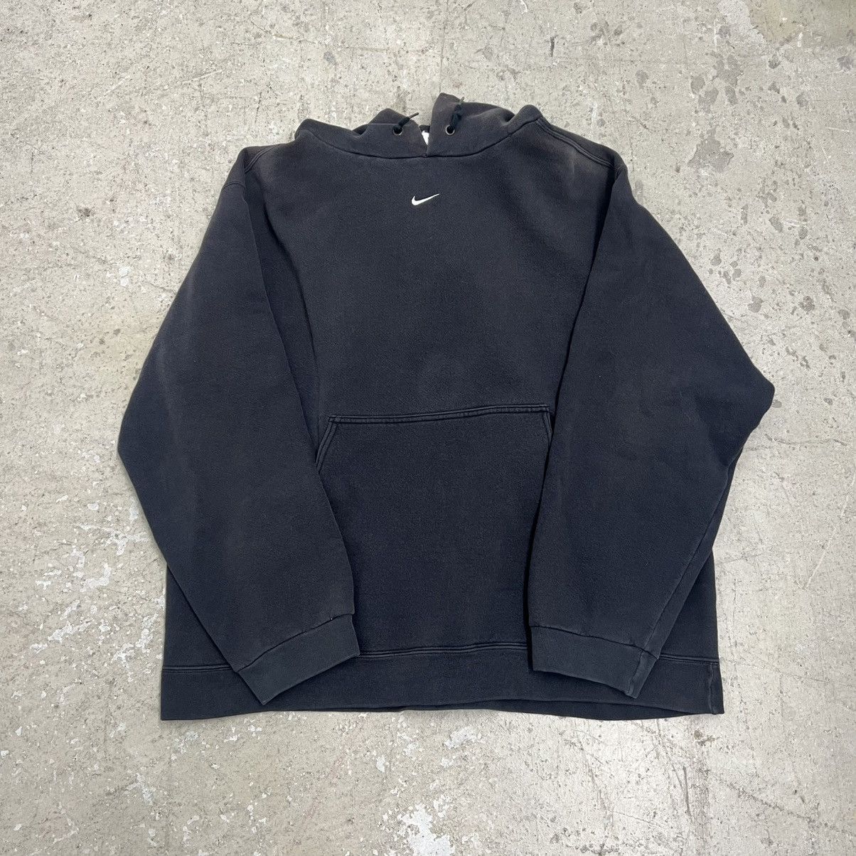 Nike × Vintage Vintage Nike 90s Center Swooosh Mens XL Hoodie Sweatshirt Size US XL / EU 56 / 4 - 16 Thumbnail