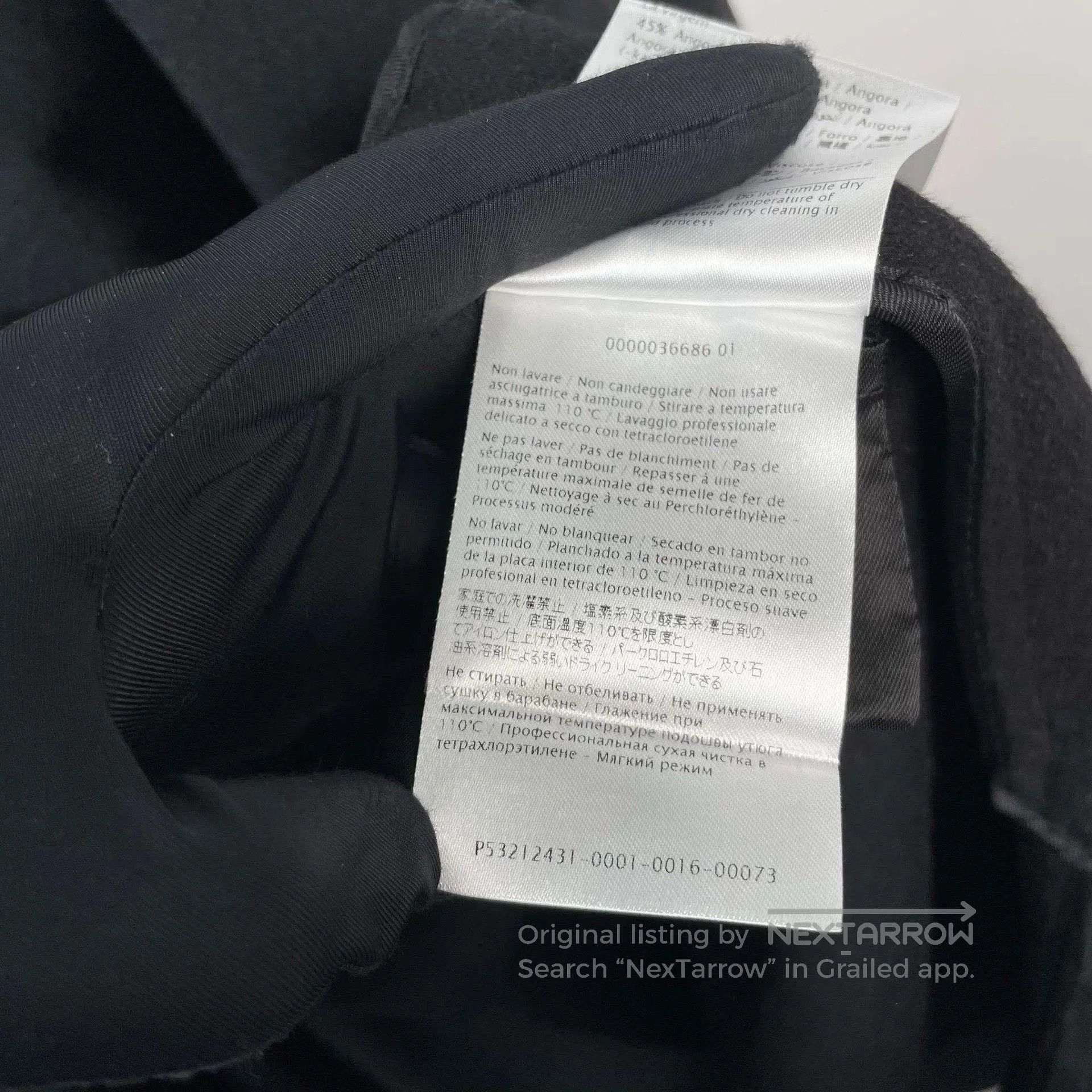 Valentino Valentino Black Puffed Sleeve Wool Coat. Size M / US 6-8 / IT 42-44 - 9 Thumbnail