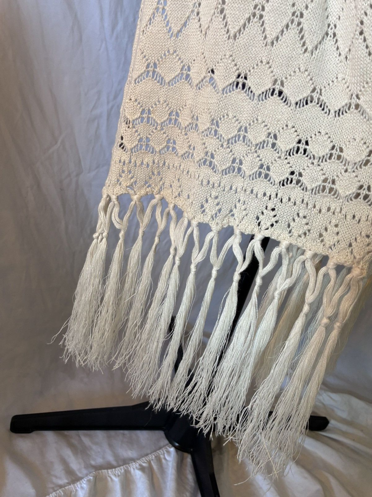 Rugby Ralph Lauren 2004 European Sarl Ralph Lauren Rugby Eyelet Tassle Scarf Size ONE SIZE - 8 Thumbnail