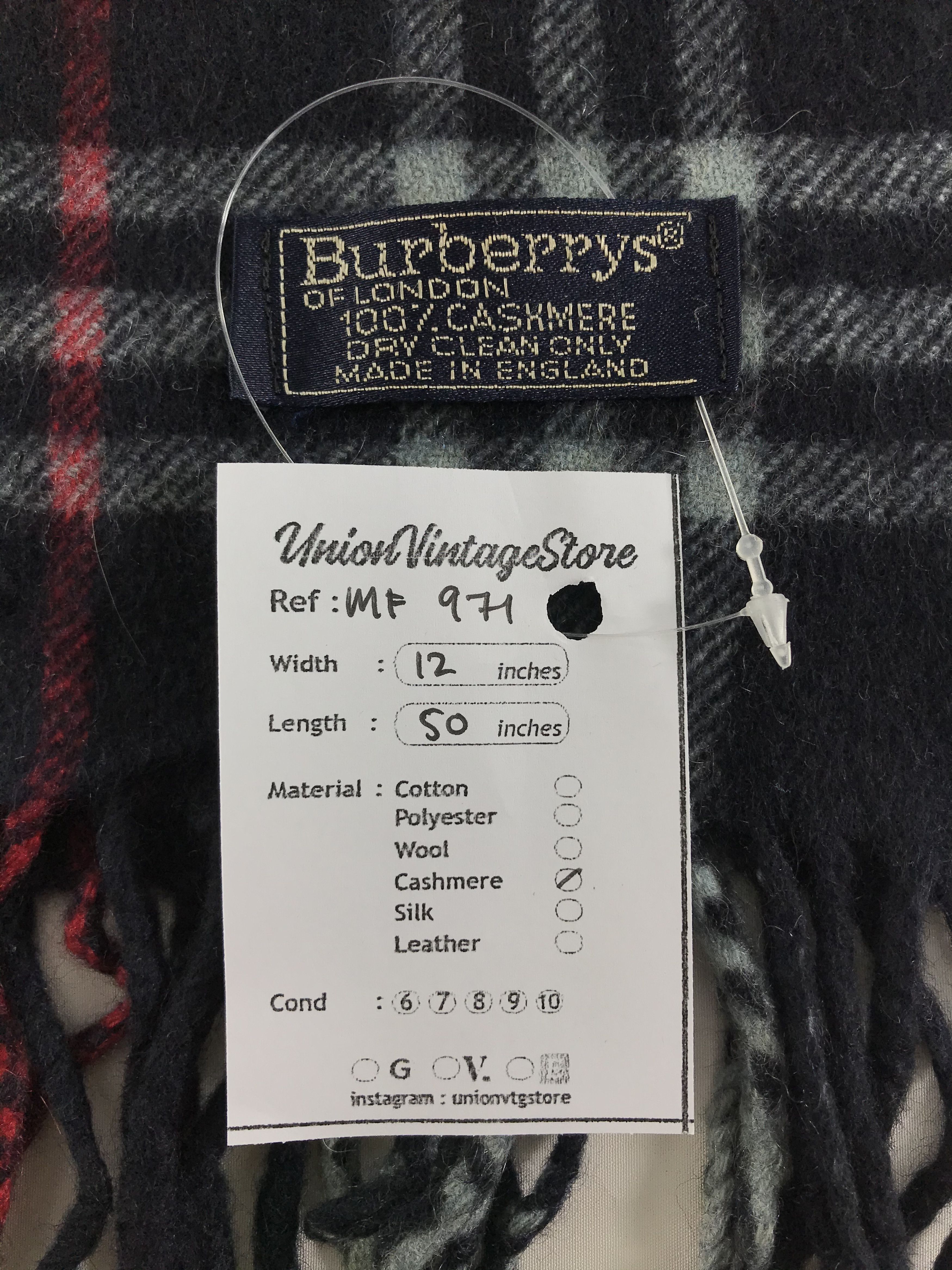 Burberry Vintage Burberry Scarf/Muffler/Neckwear MF971 Size ONE SIZE - 4 Thumbnail