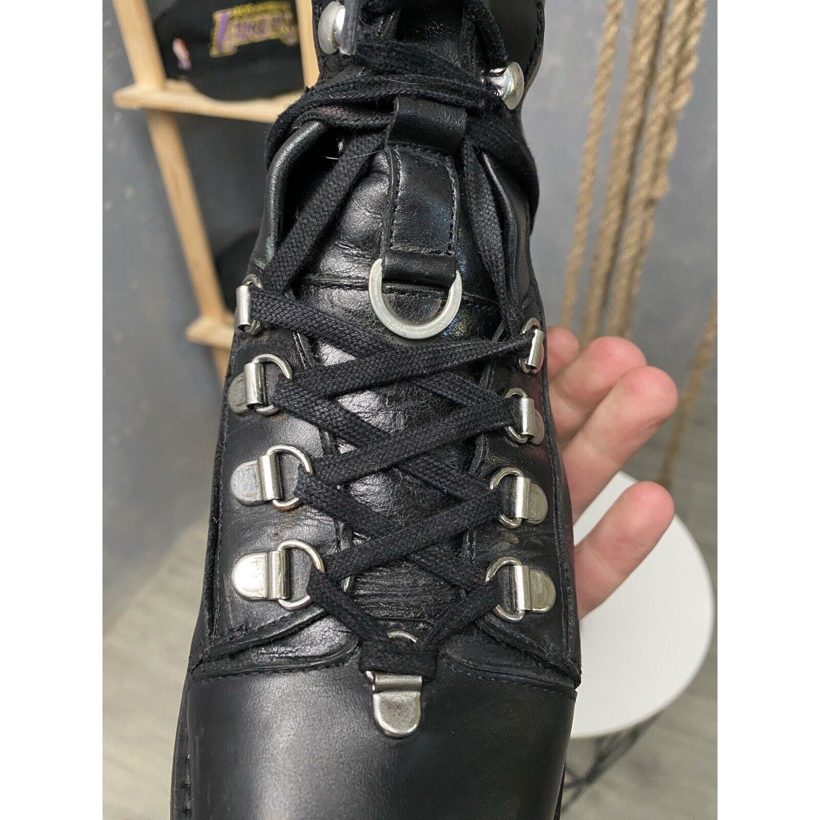 Allsaints AllSaints Franka Leather combat biker Y2K Boots Size US 8 Size US 8 / IT 38 - 20 Thumbnail