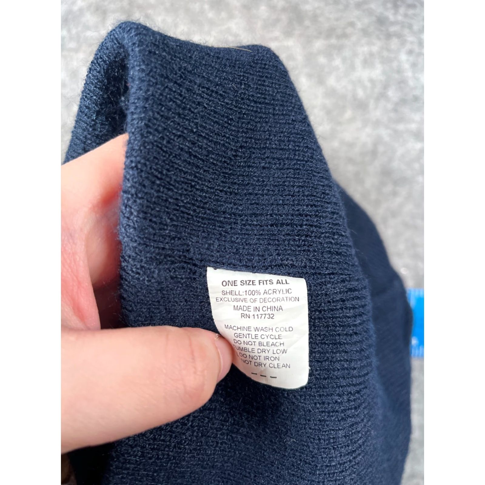 Vintage Gerry Beanie Toque Adult One Size Blue Knit 100% Acrylic Ski Camp Outdoor Hat/Cap Unisex Adults Beanie Size ONE SIZE - 7 Thumbnail