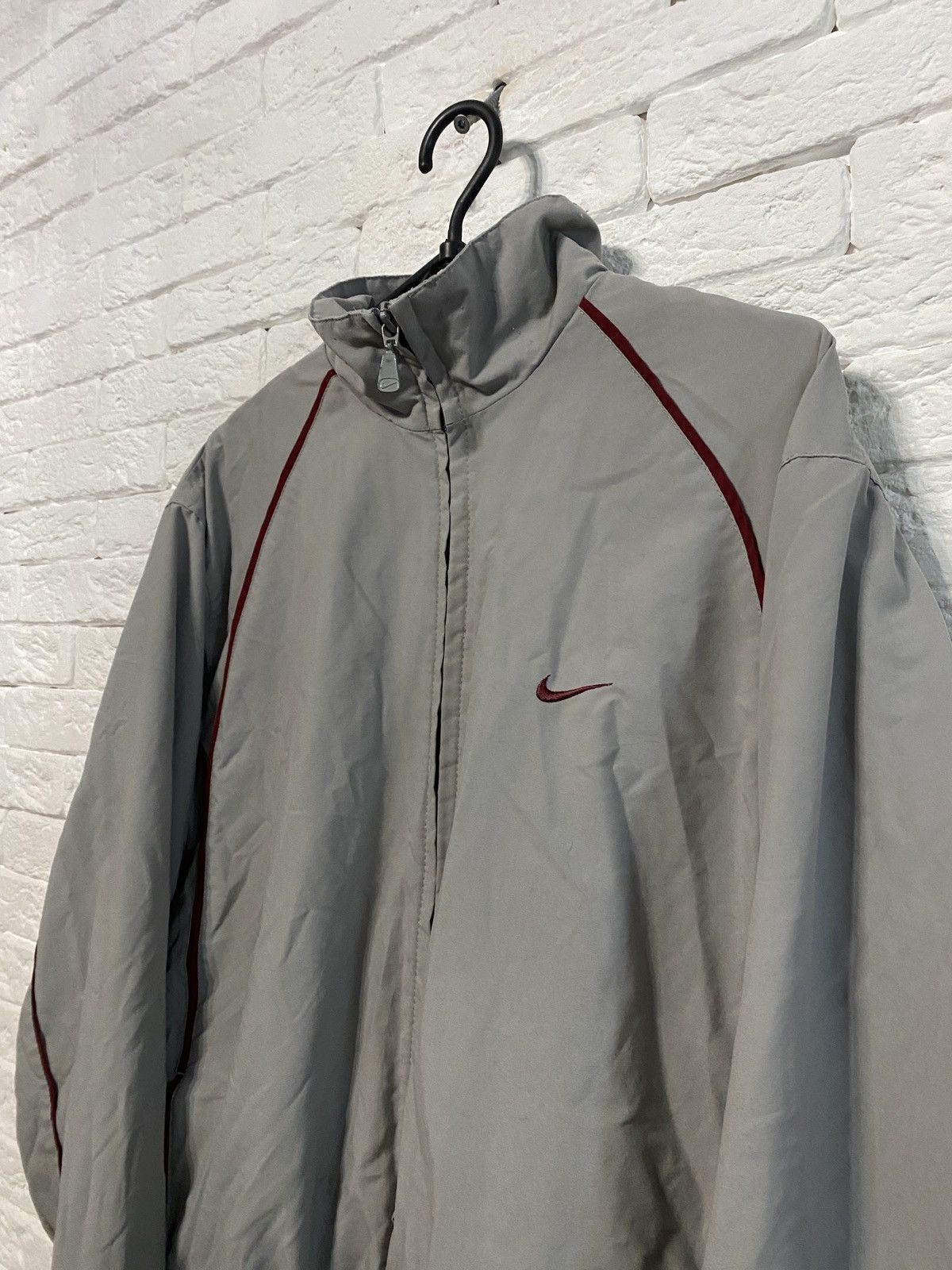 Nike × Vintage Vintage Track Jacket Nike Grey Size US M / EU 48-50 / 2 - 2 Thumbnail