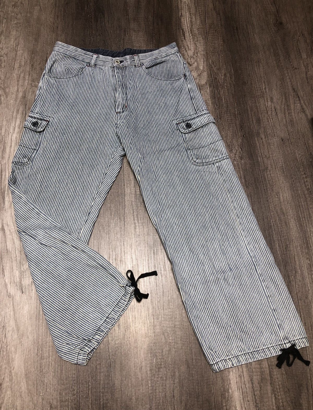HyperDenim × Japanese Brand VINTAGE CARGO PANT HYPER REMIX UNISEX Size US 30 / EU 46 - 5 Thumbnail