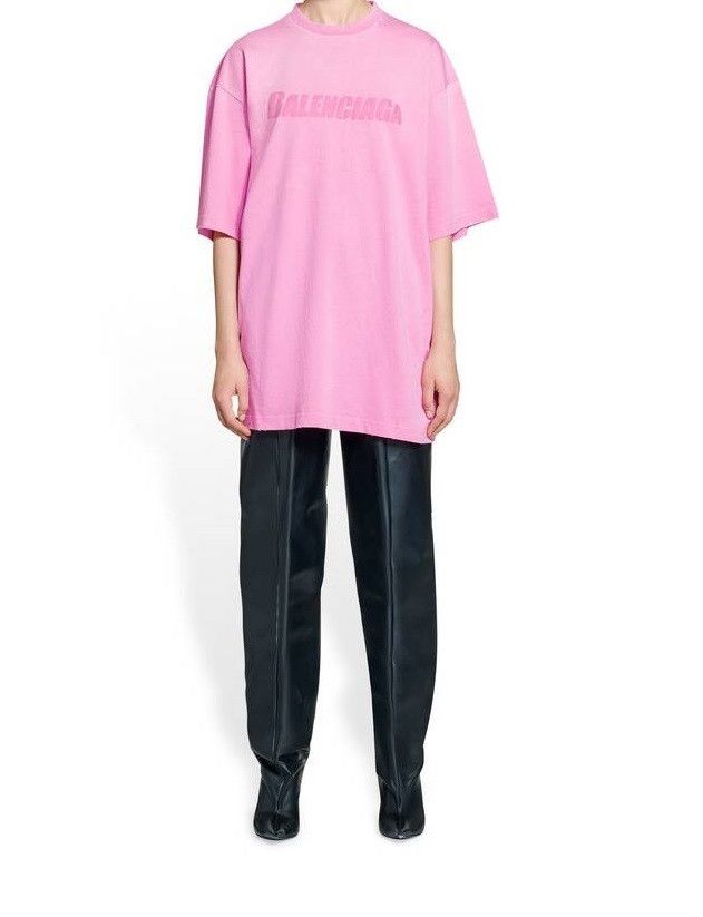 Balenciaga o1s1wg110724 T-Shirt in Pink Size US XL / EU 56 / 4 - 3 Thumbnail